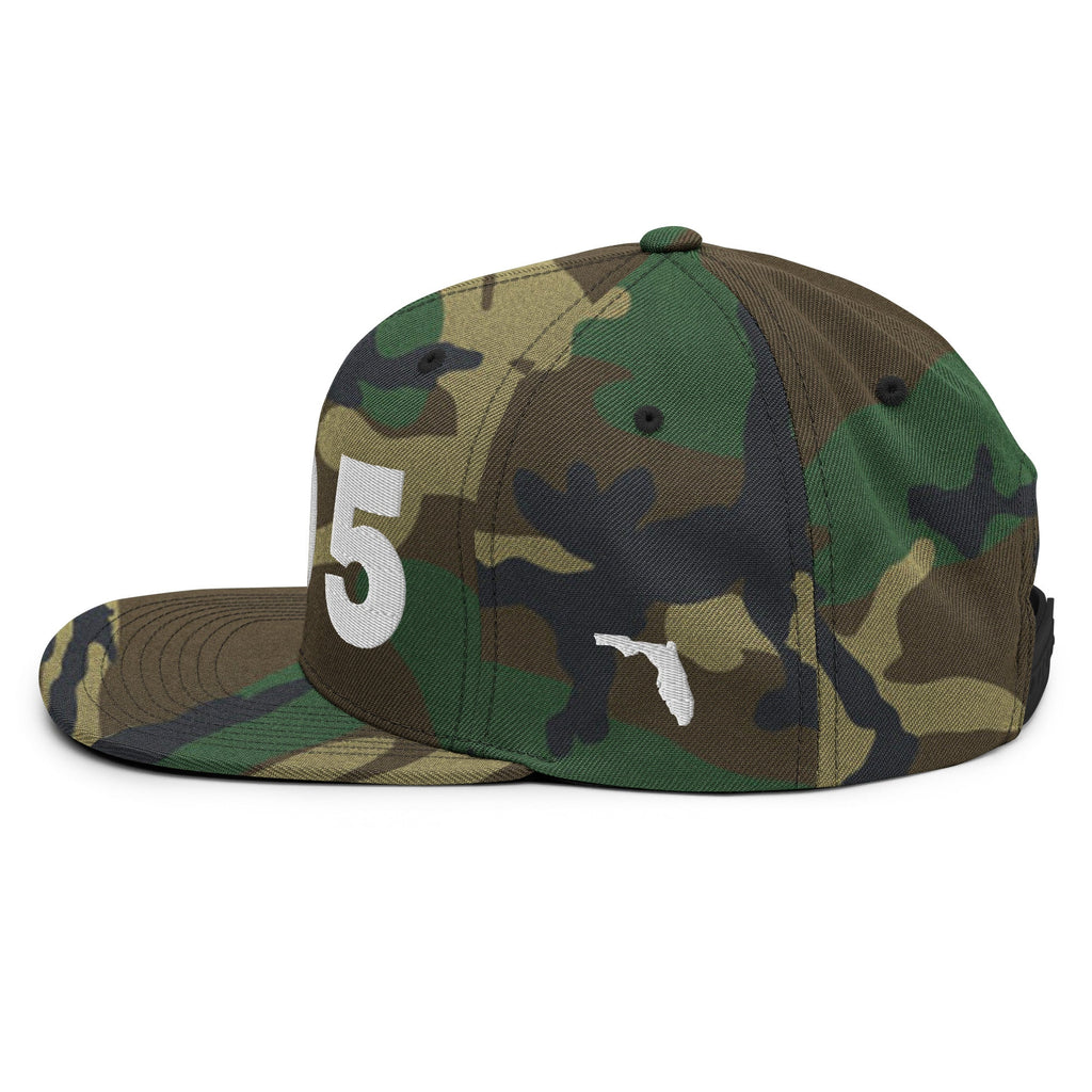 305 Area Code Snapback Hat