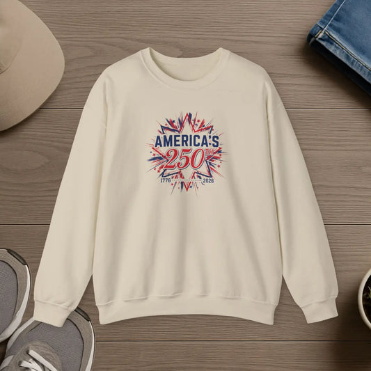 Patriotic 250th Anniversary Crewneck – Eco Soft - Dipaliz