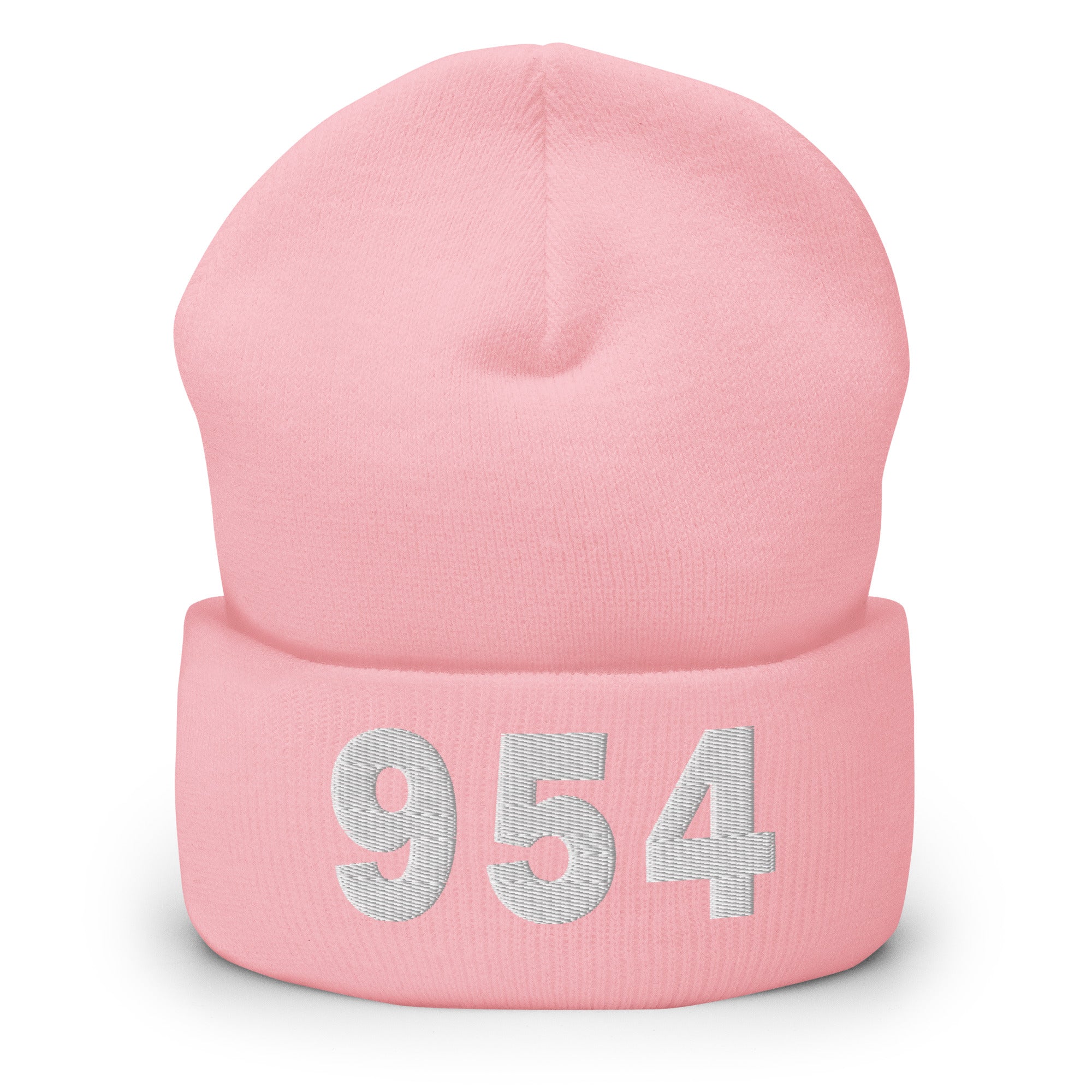 954 Area Code Cuffed Beanie