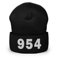 954 Area Code Cuffed Beanie