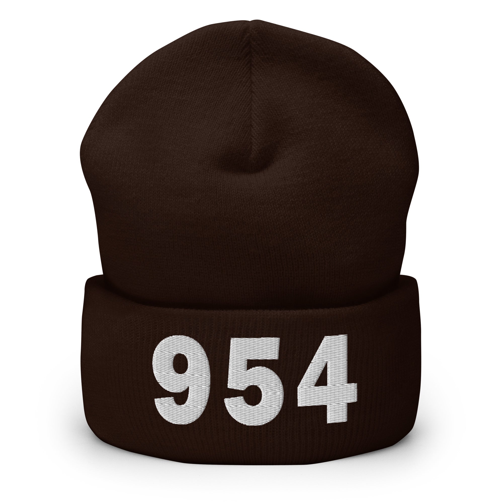 954 Area Code Cuffed Beanie