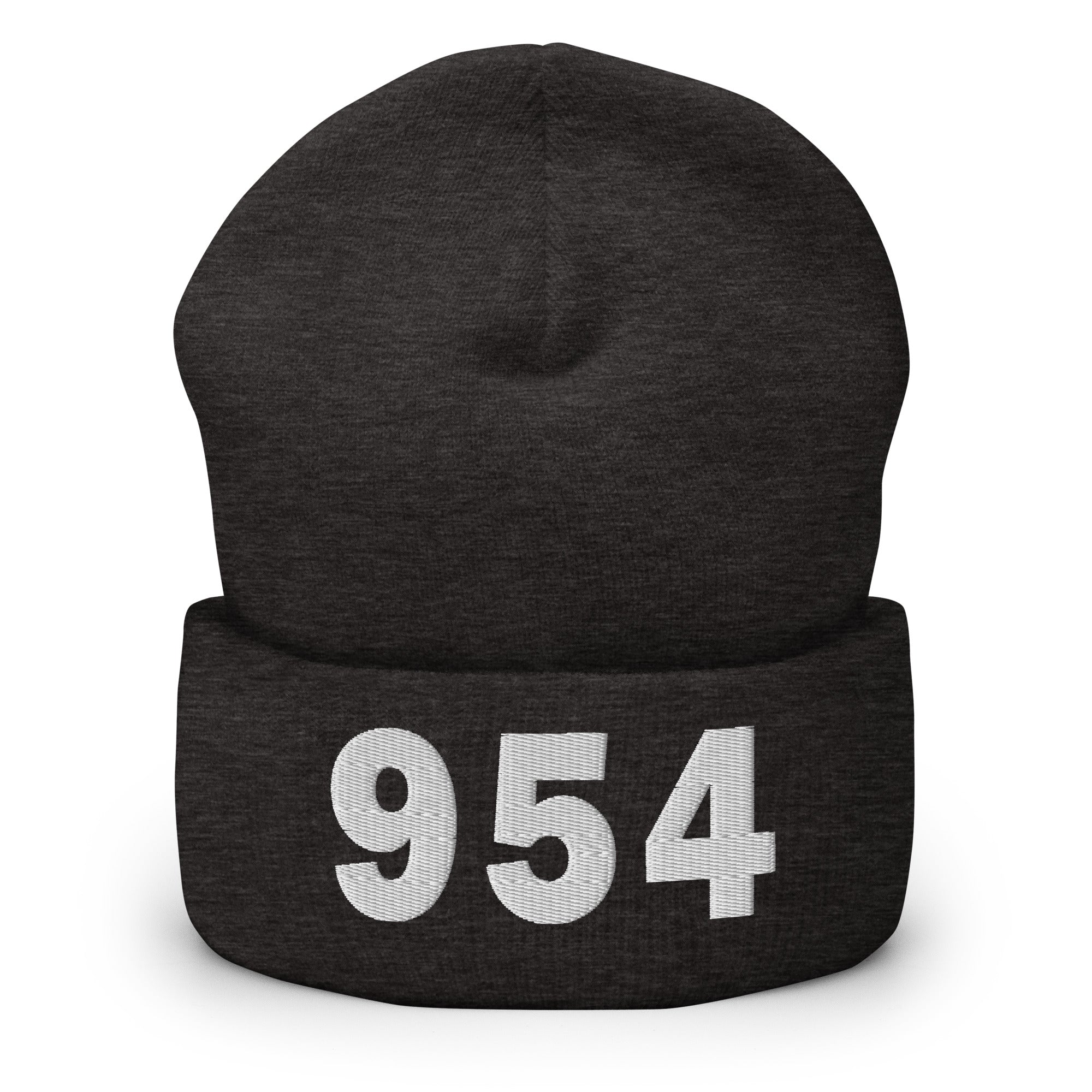954 Area Code Cuffed Beanie