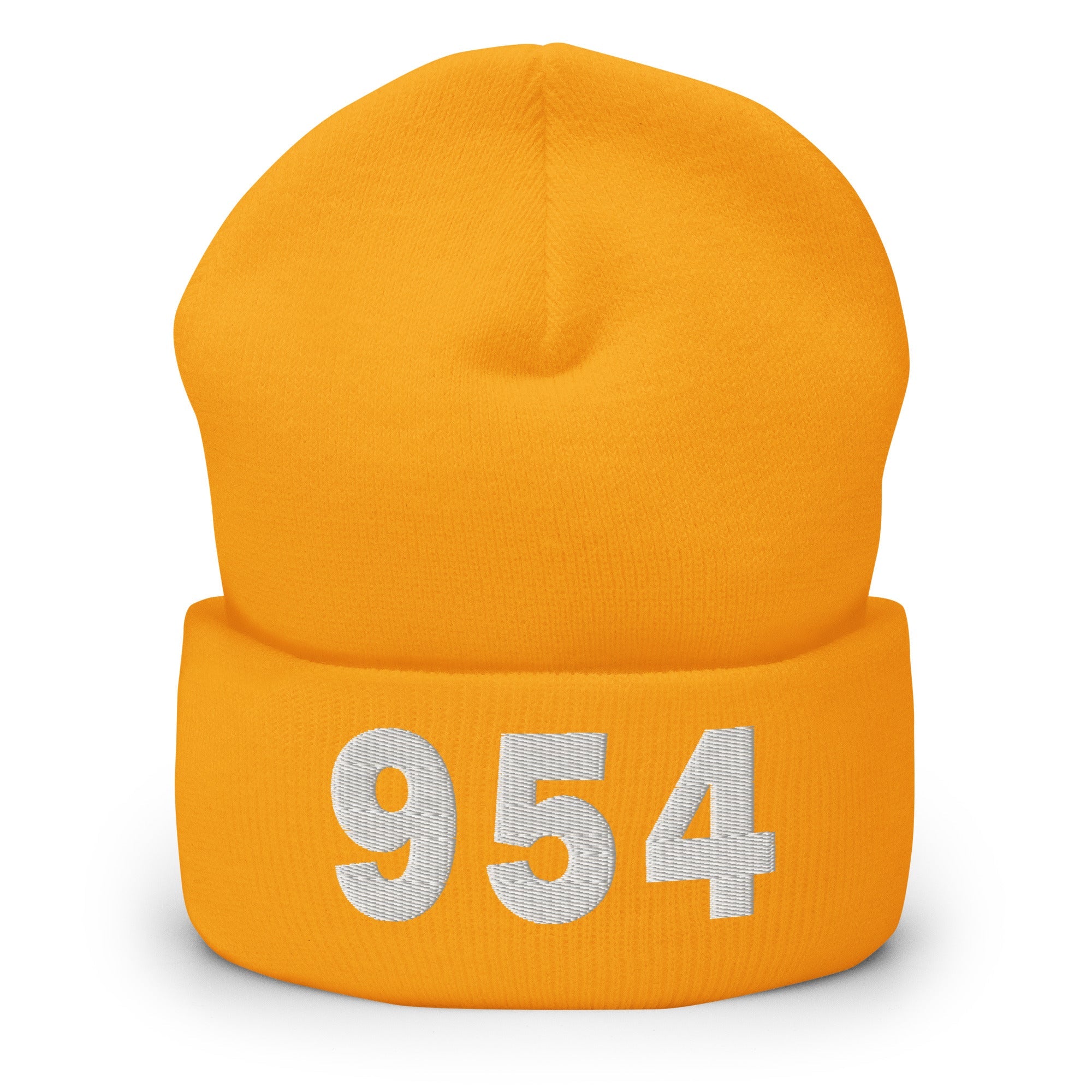 954 Area Code Cuffed Beanie