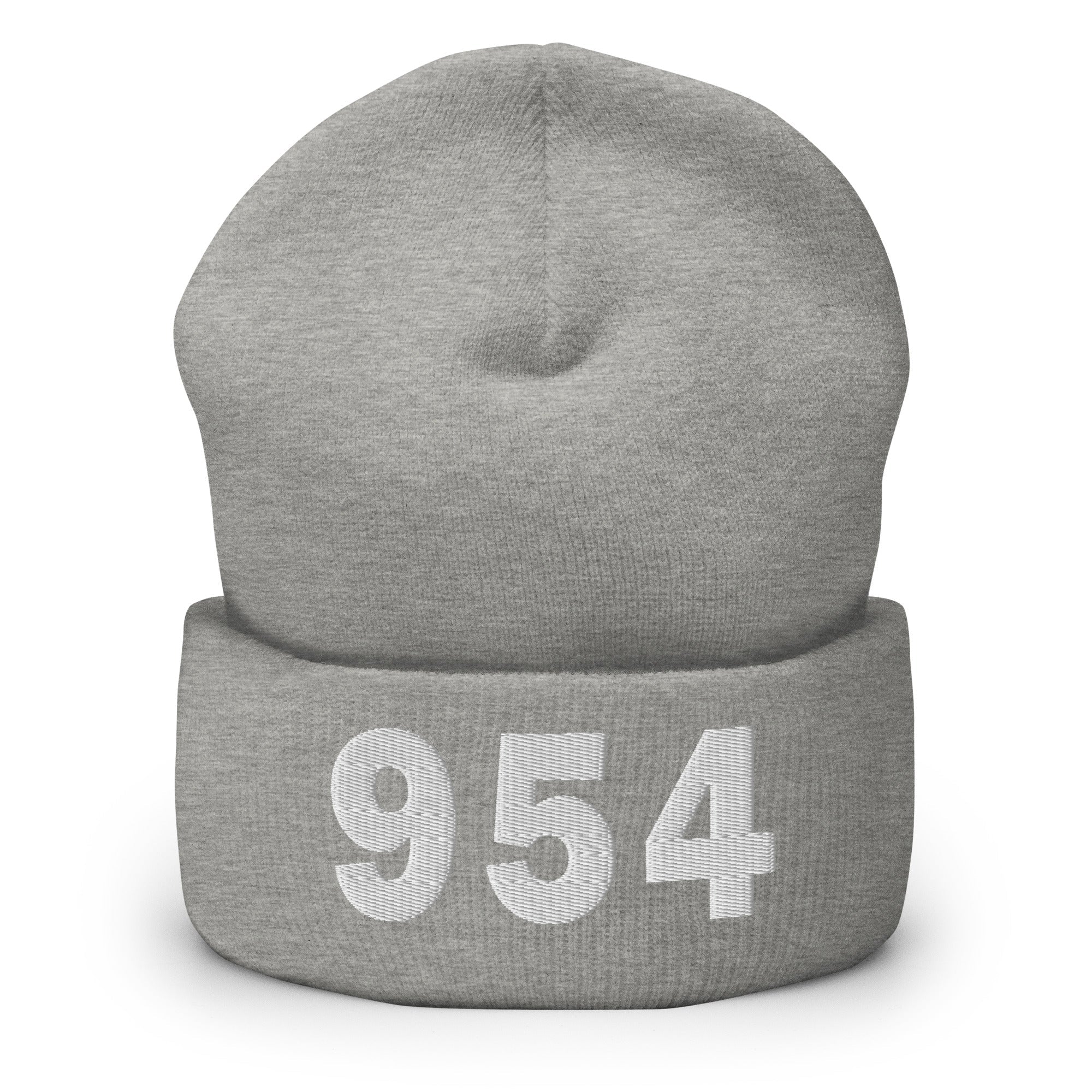 954 Area Code Cuffed Beanie
