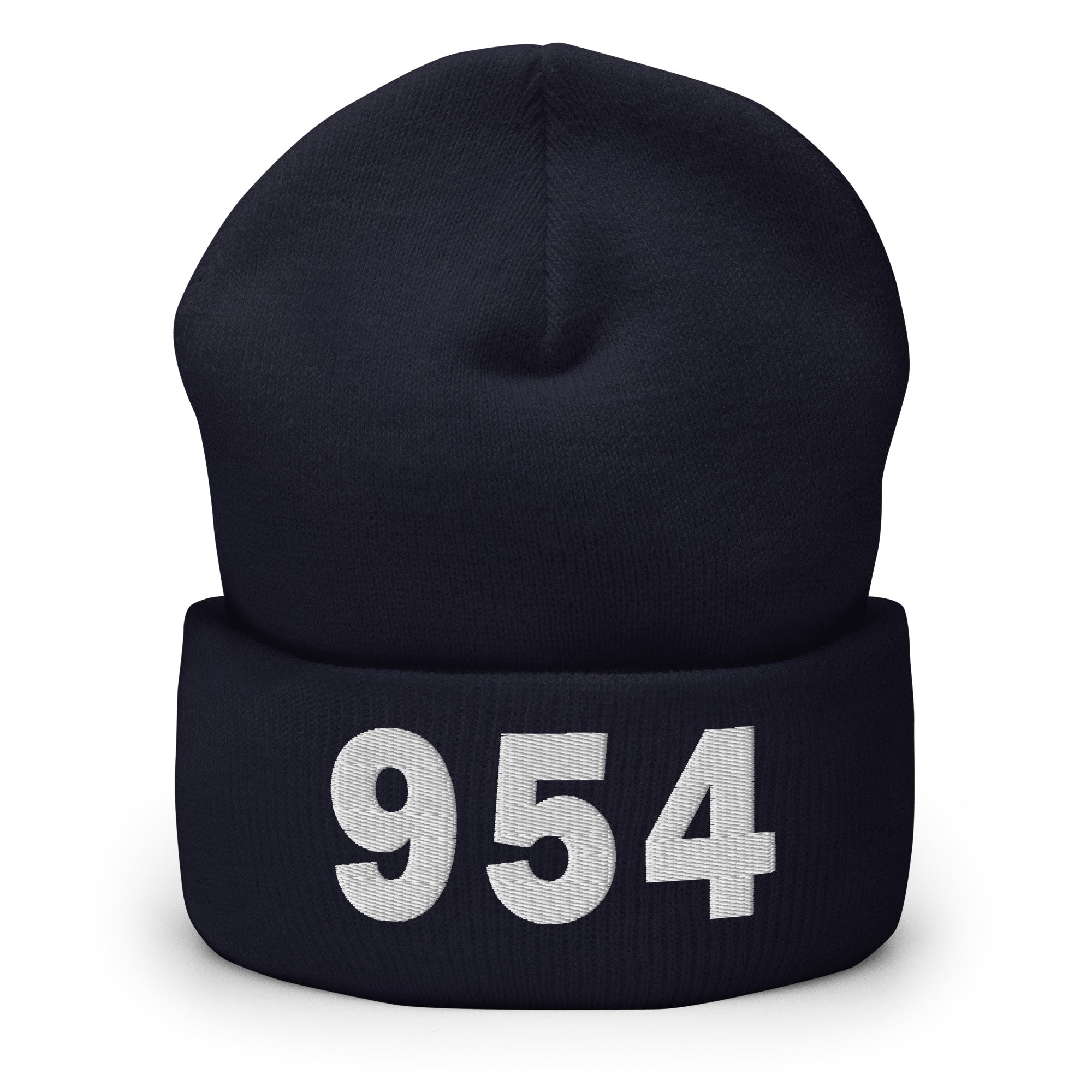 954 Area Code Cuffed Beanie