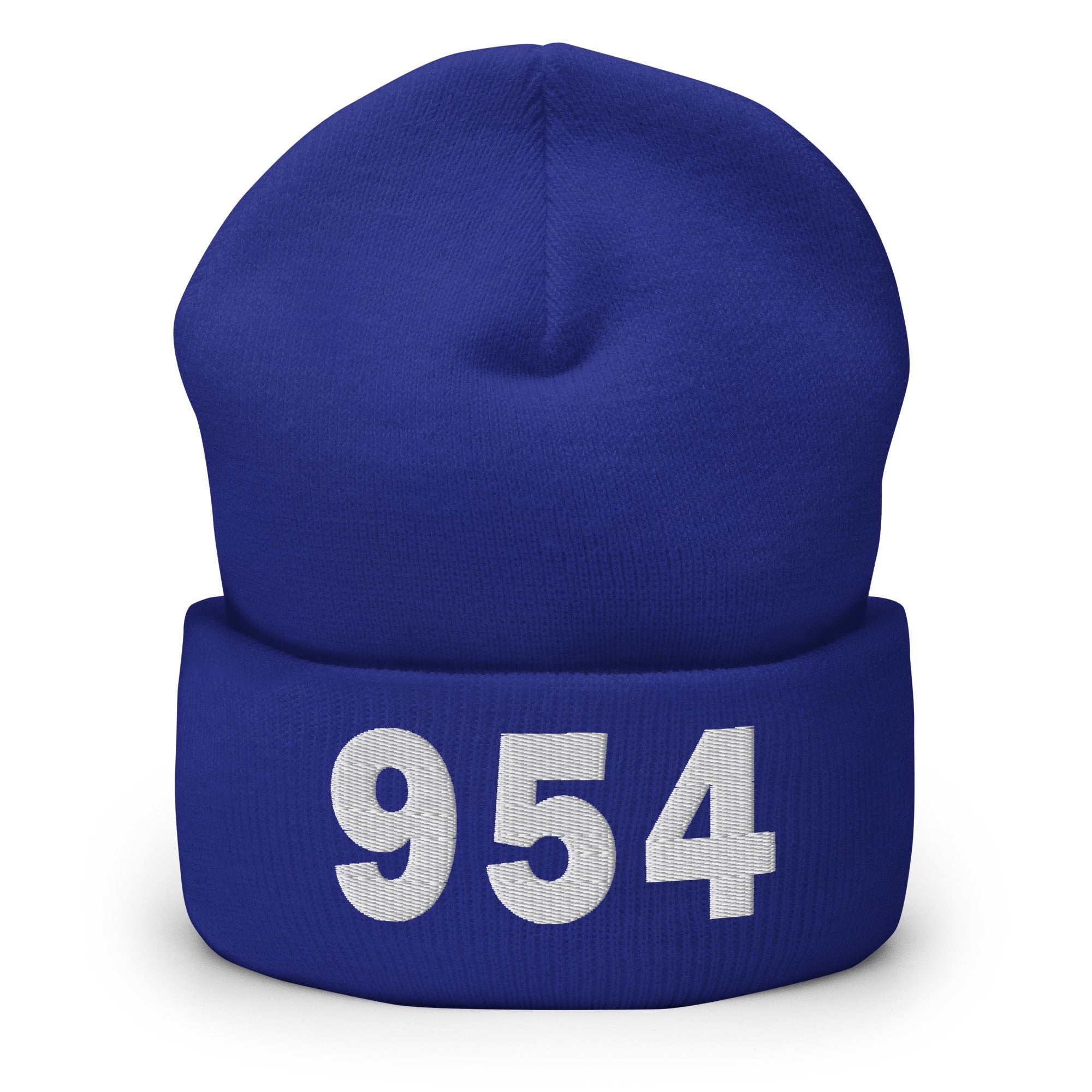 954 Area Code Cuffed Beanie