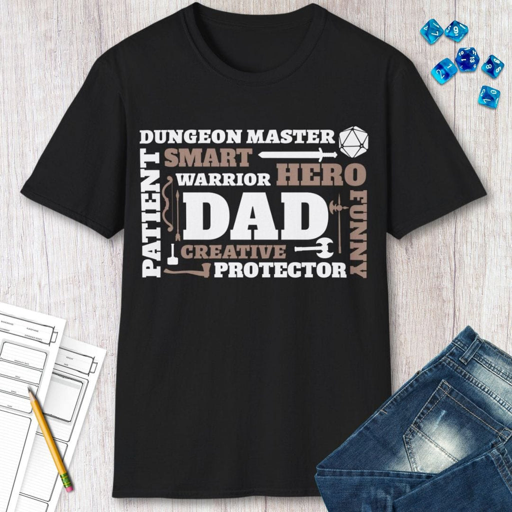 Fathers Day Dad Dungeon Master Shirt
