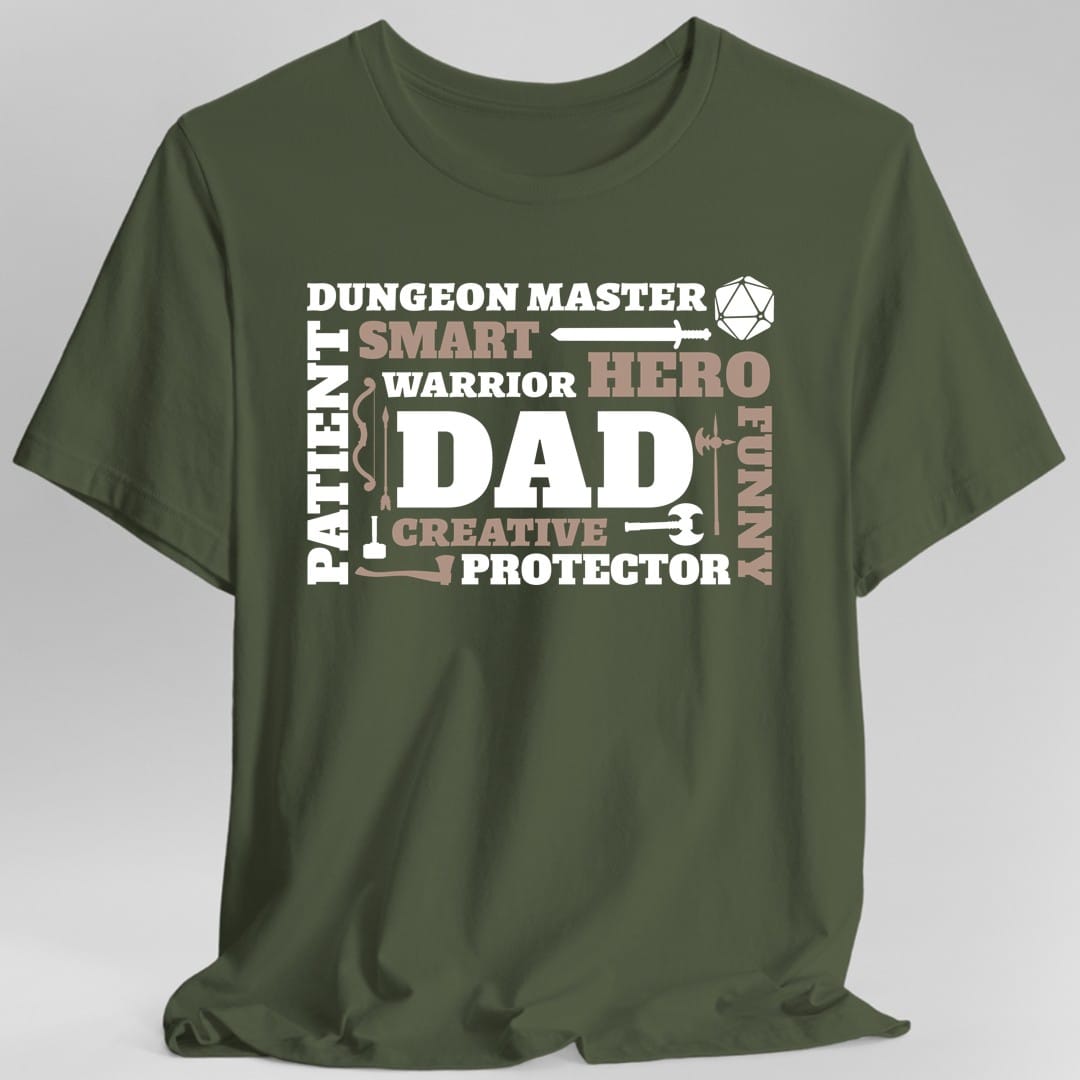 Fathers Day Dad Dungeon Master Shirt