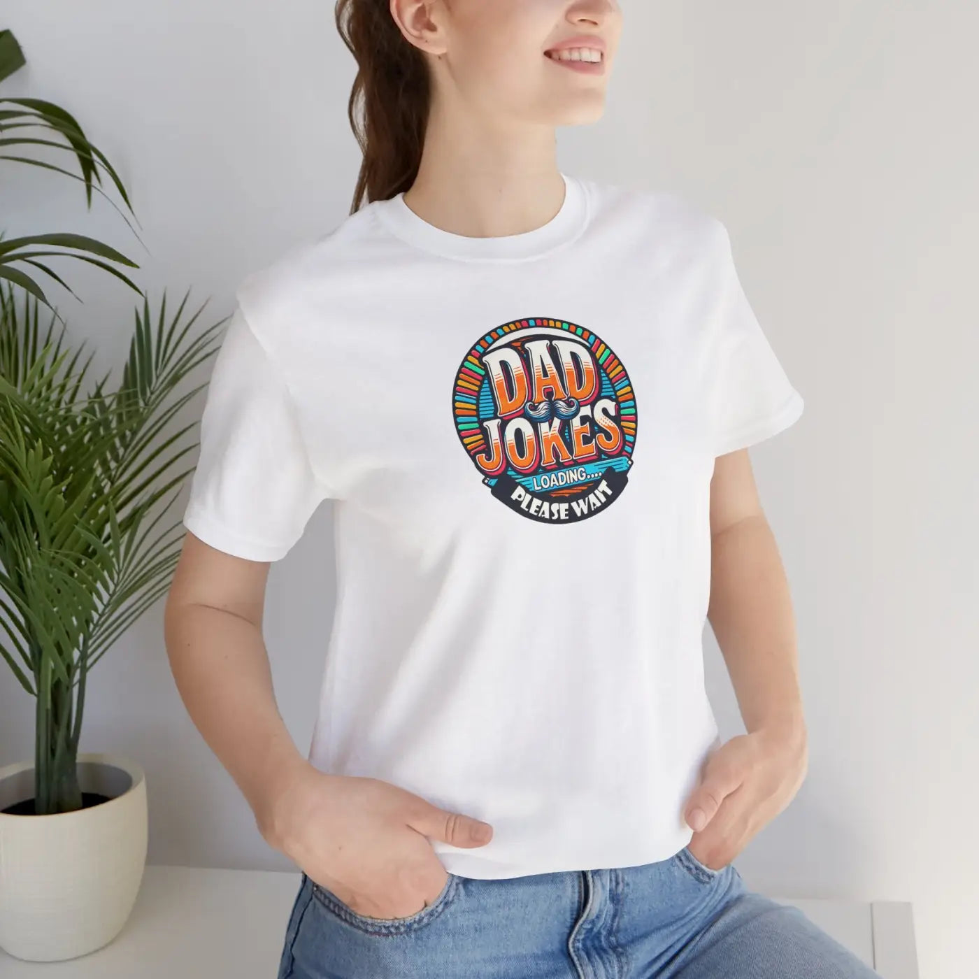 Dad Jokes Loading Jersey Short Sleeve – High-quality Cotton - Dipaliz