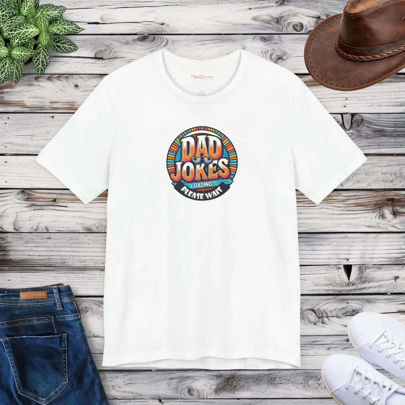 Dad Jokes Loading Jersey Short Sleeve – High-quality Cotton - Dipaliz