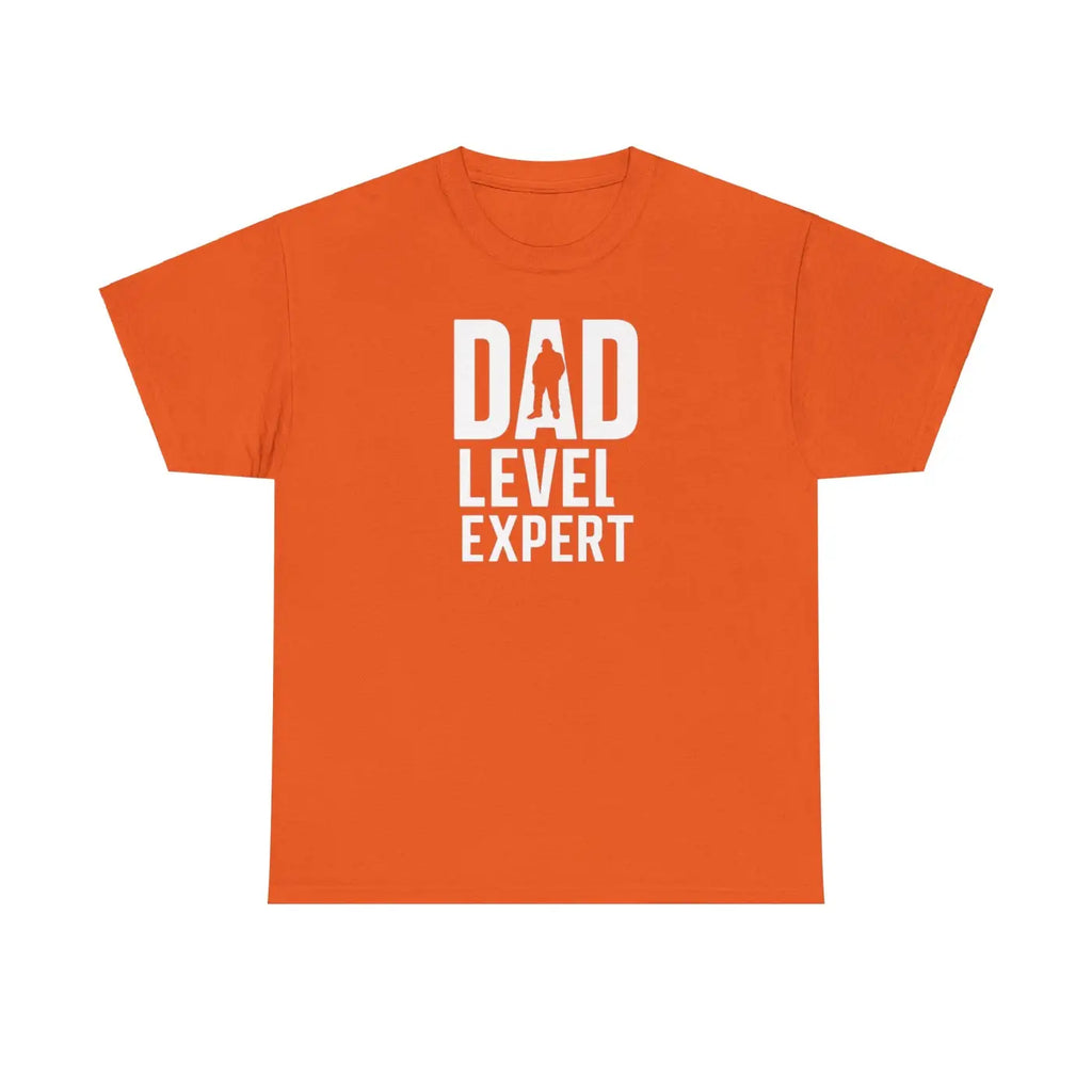 Dad Level Expert Heavy Cotton Tee – Father’s Day - Dipaliz