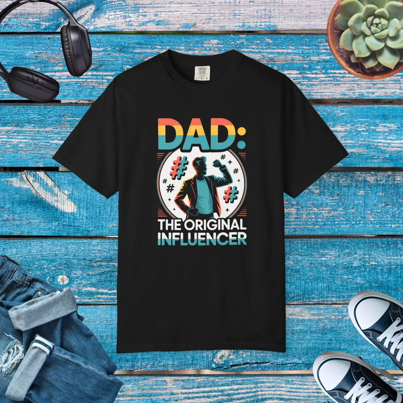 Original Influencer Unisex Tee – Cool Dad Cotton - Dipaliz