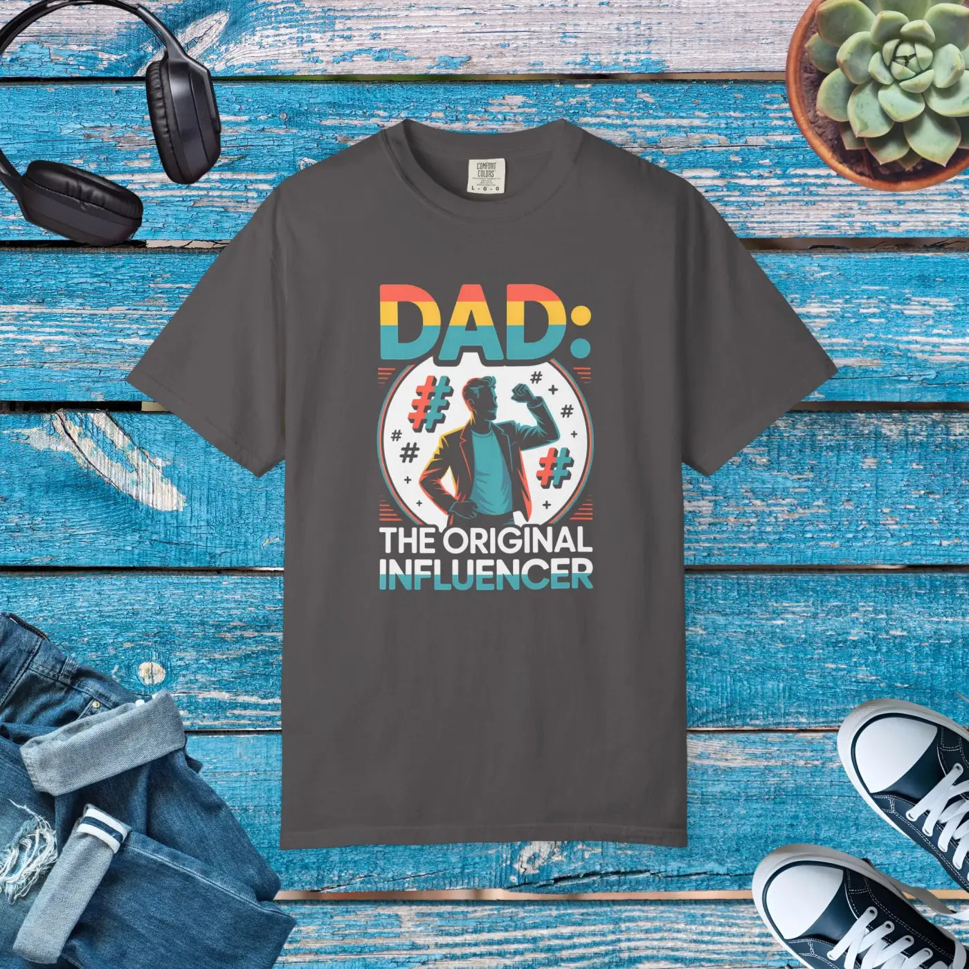 Original Influencer Unisex Tee – Cool Dad Cotton - Dipaliz