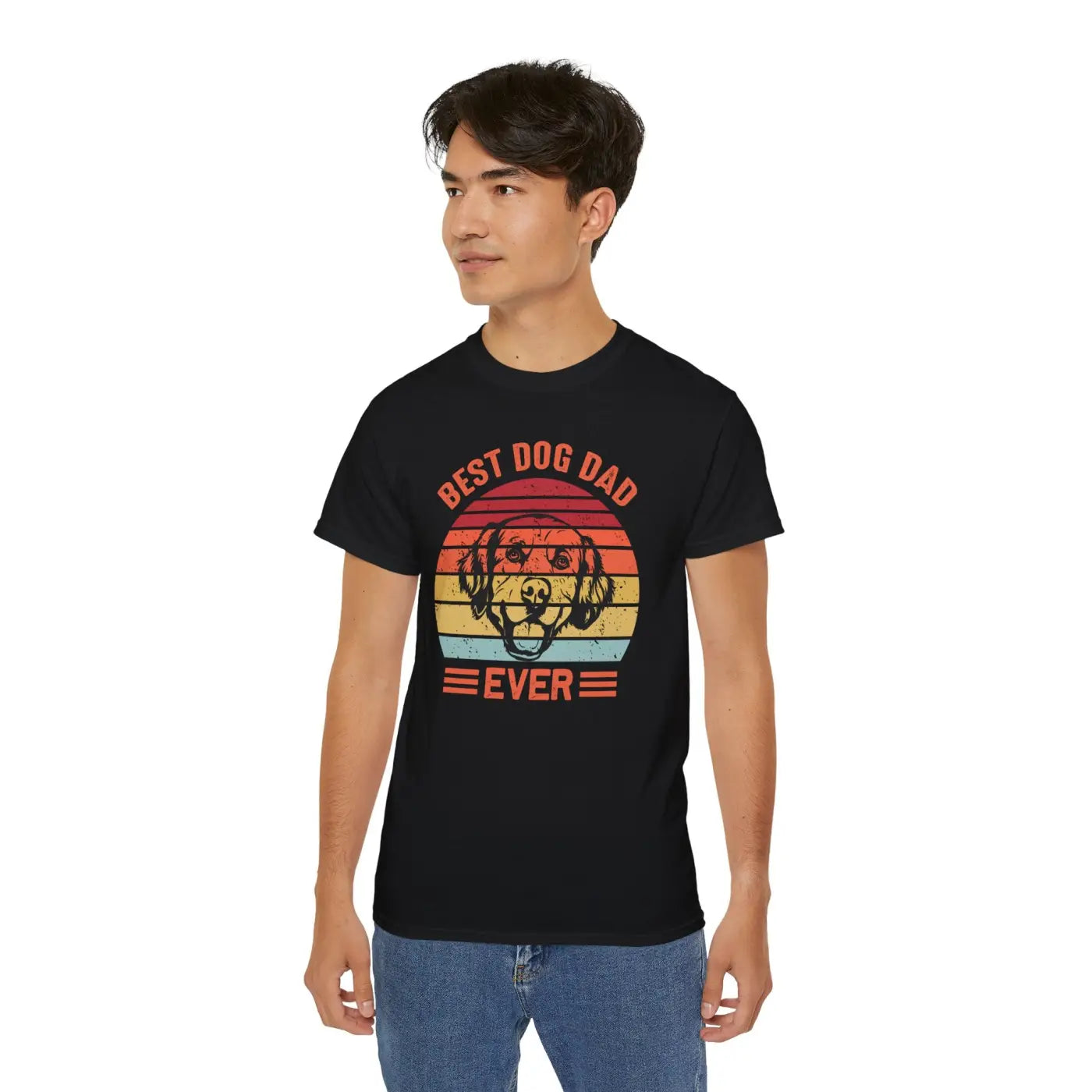 Best Dog Dad T-Shirt - Ultra Cotton Tee - Dipaliz