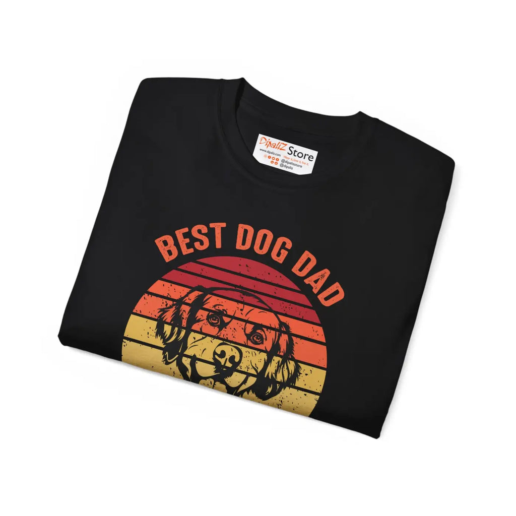 Best Dog Dad T-Shirt - Ultra Cotton Tee - Dipaliz