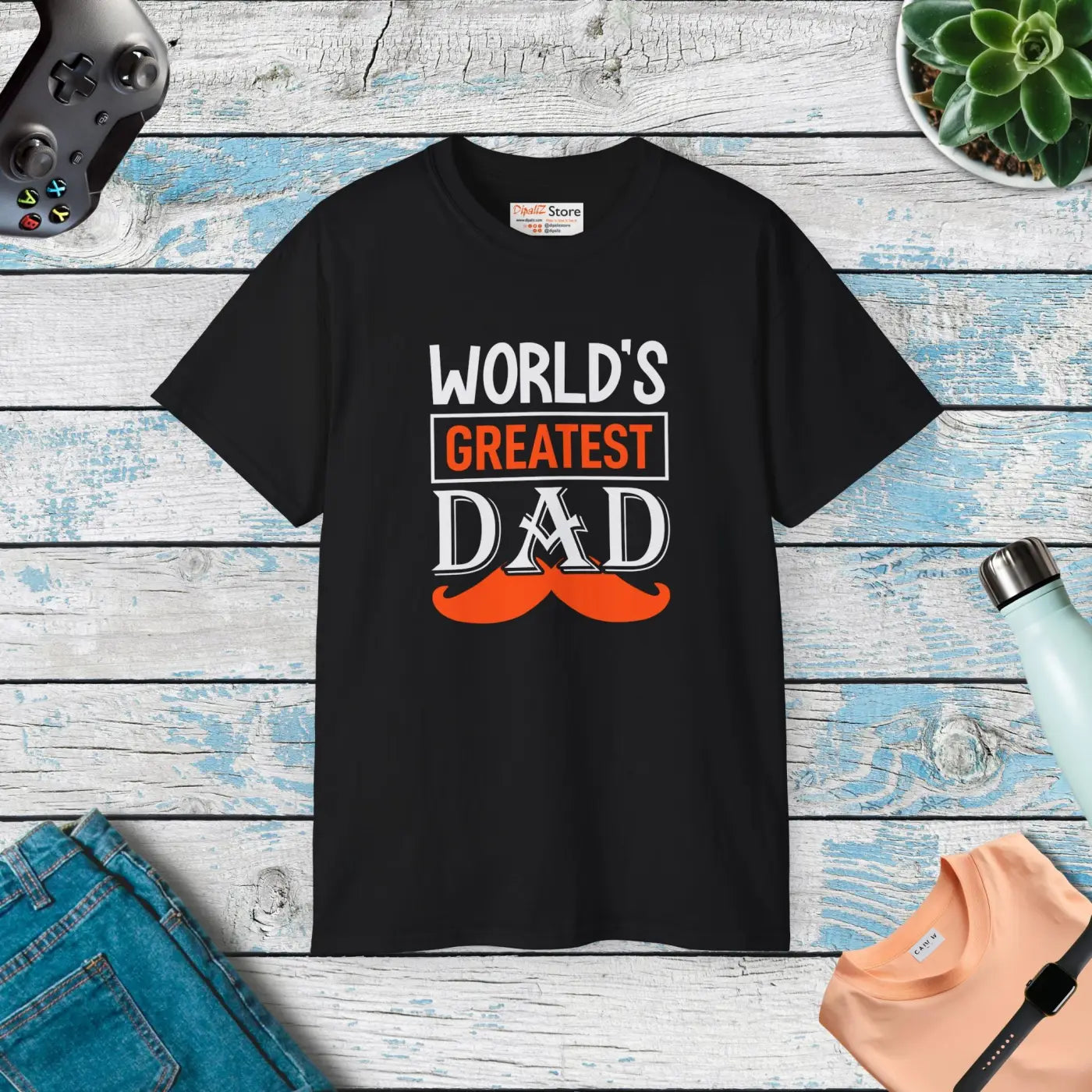World’s Greatest Dad Tee – Ultra Cotton Father’s Day - Dipaliz