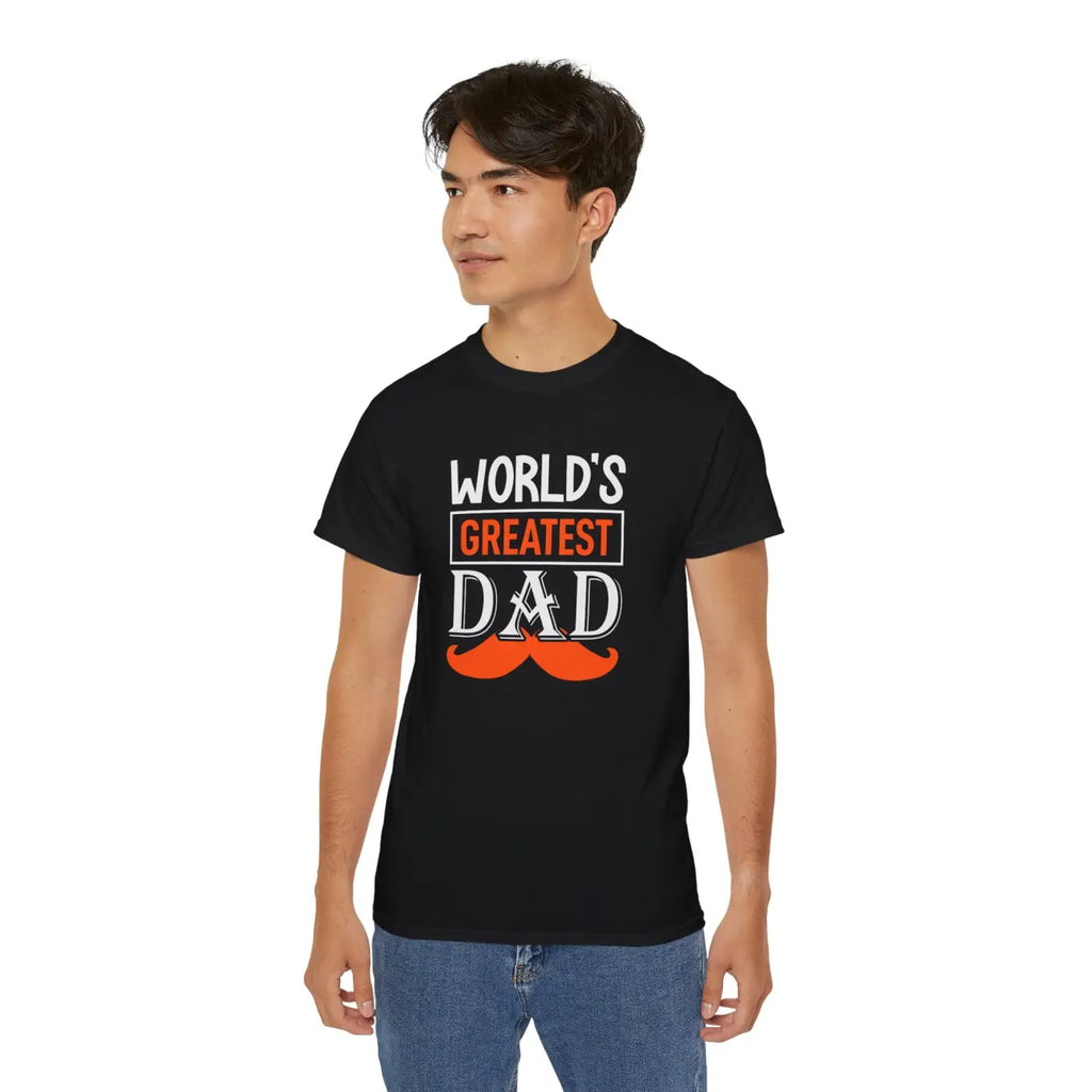 World’s Greatest Dad Tee – Ultra Cotton Father’s Day - Dipaliz