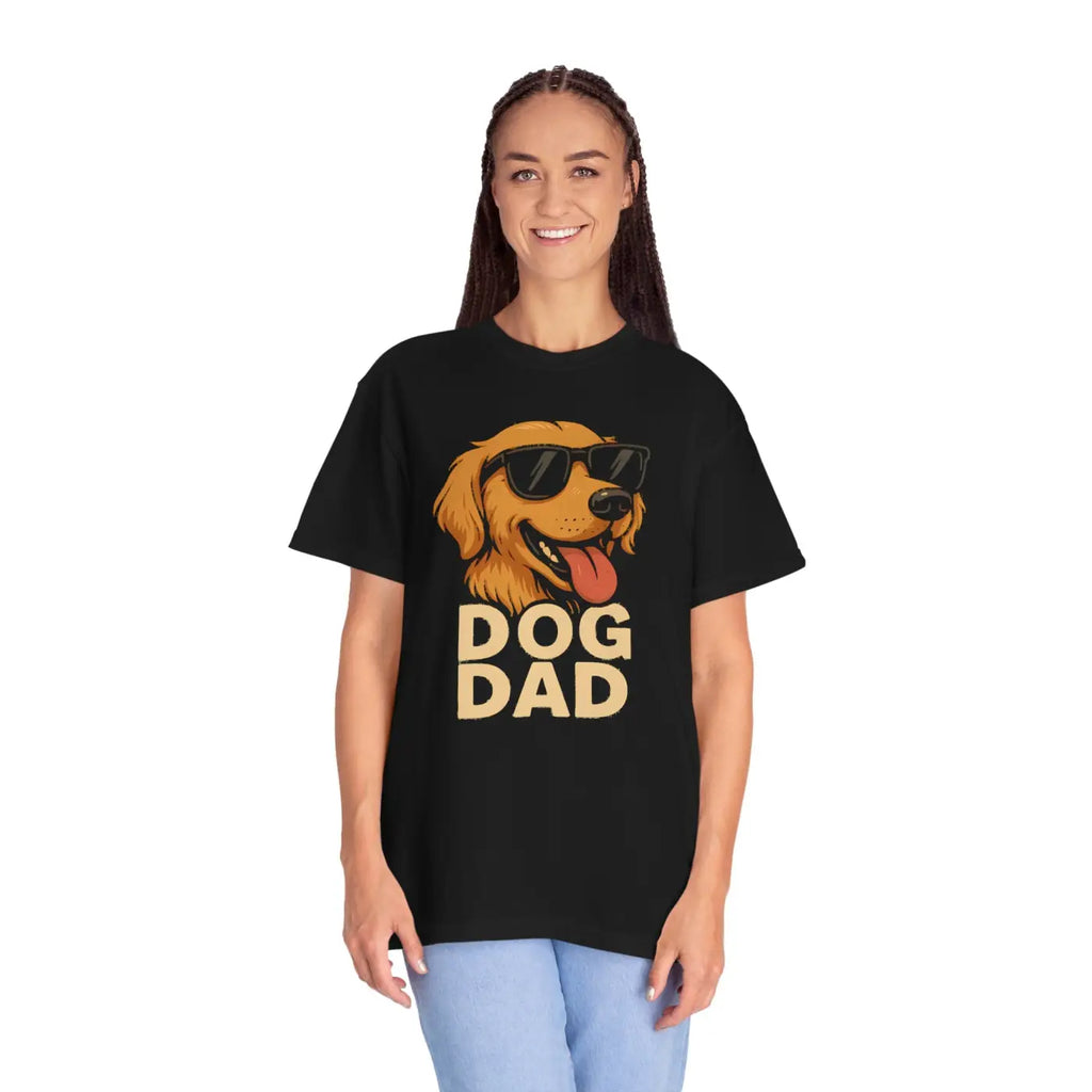 Funny Dog Dad Shirt – Cotton Graphic Tee - Dipaliz