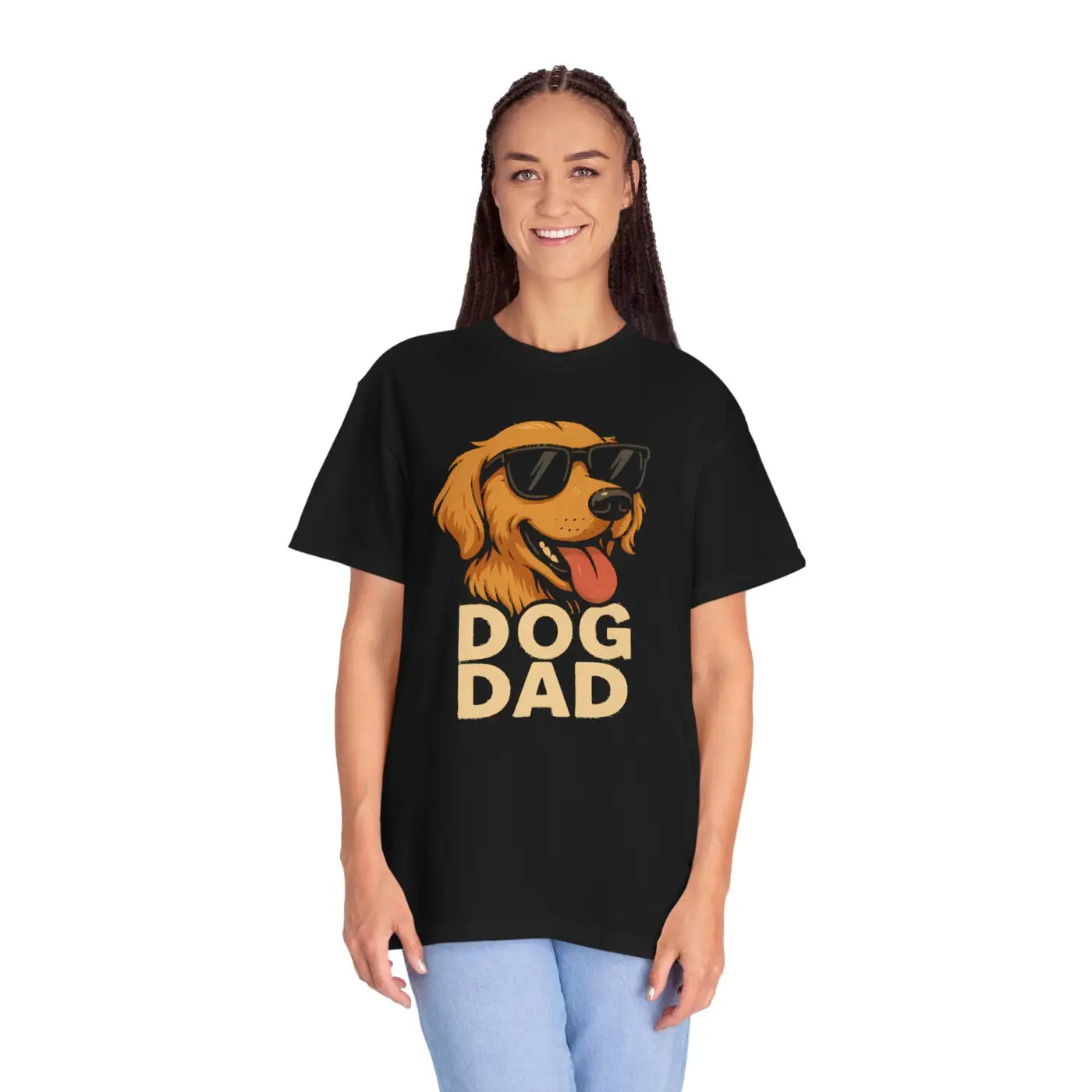 Funny Dog Dad Shirt – Cotton Graphic Tee - Dipaliz