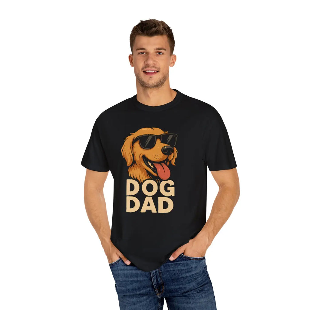 Funny Dog Dad Shirt – Cotton Graphic Tee - Dipaliz