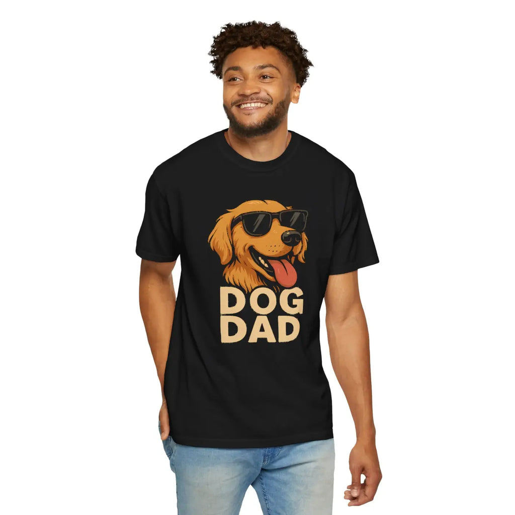 Funny Dog Dad Shirt – Cotton Graphic Tee - Dipaliz