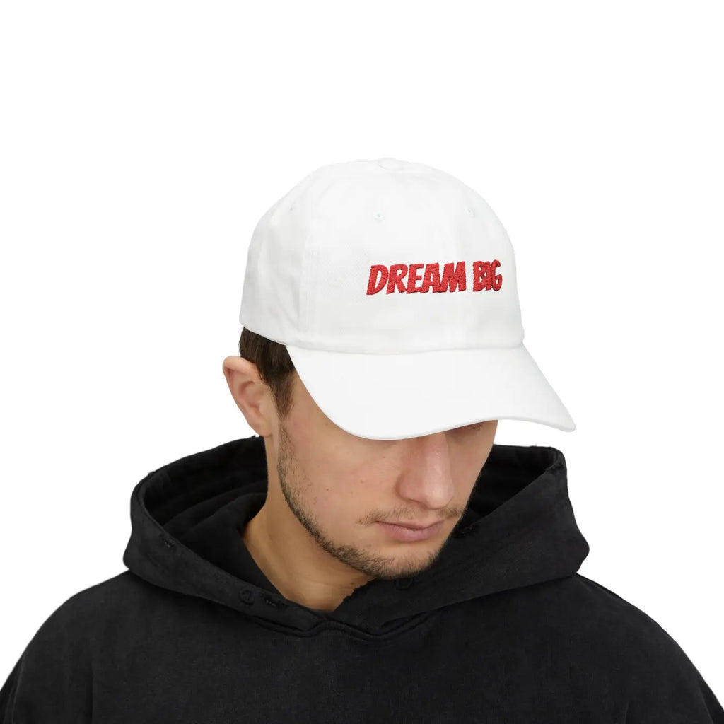 Dream Big Embroidered Dad Cap – Cool Comfort - Dipaliz