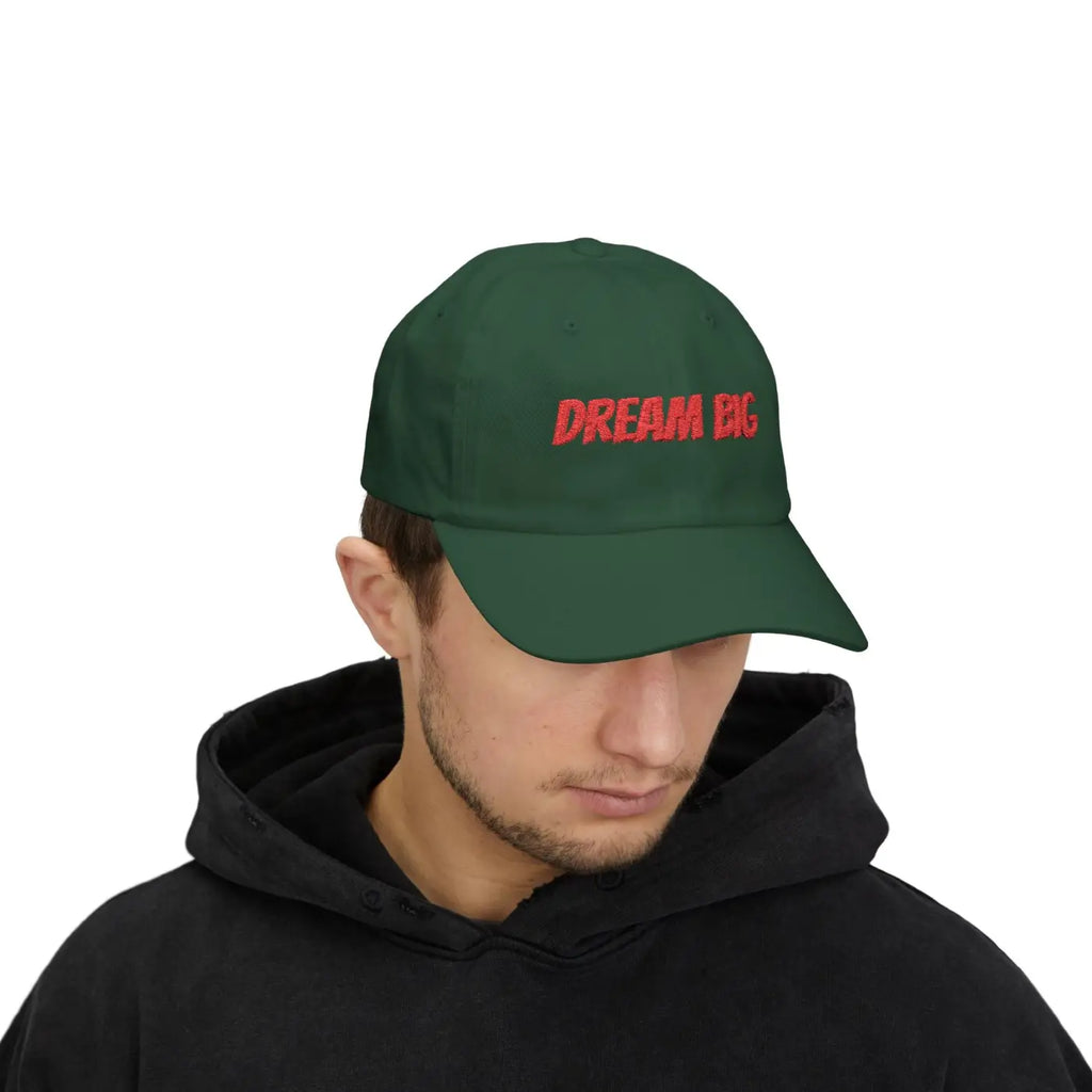 Dream Big Embroidered Dad Cap – Cool Comfort - Dipaliz