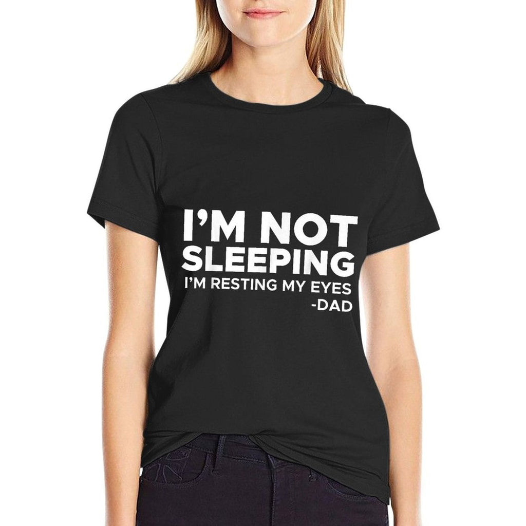 Happy Fathers Day 2021 Im Not Sleeping Vintage Mens  Tagless Design T-Shirt