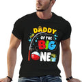 Daddy Of The Big One Fishing O-Fish-Ally Birthday Boy Family  Oversized Silhouette T-Shirt