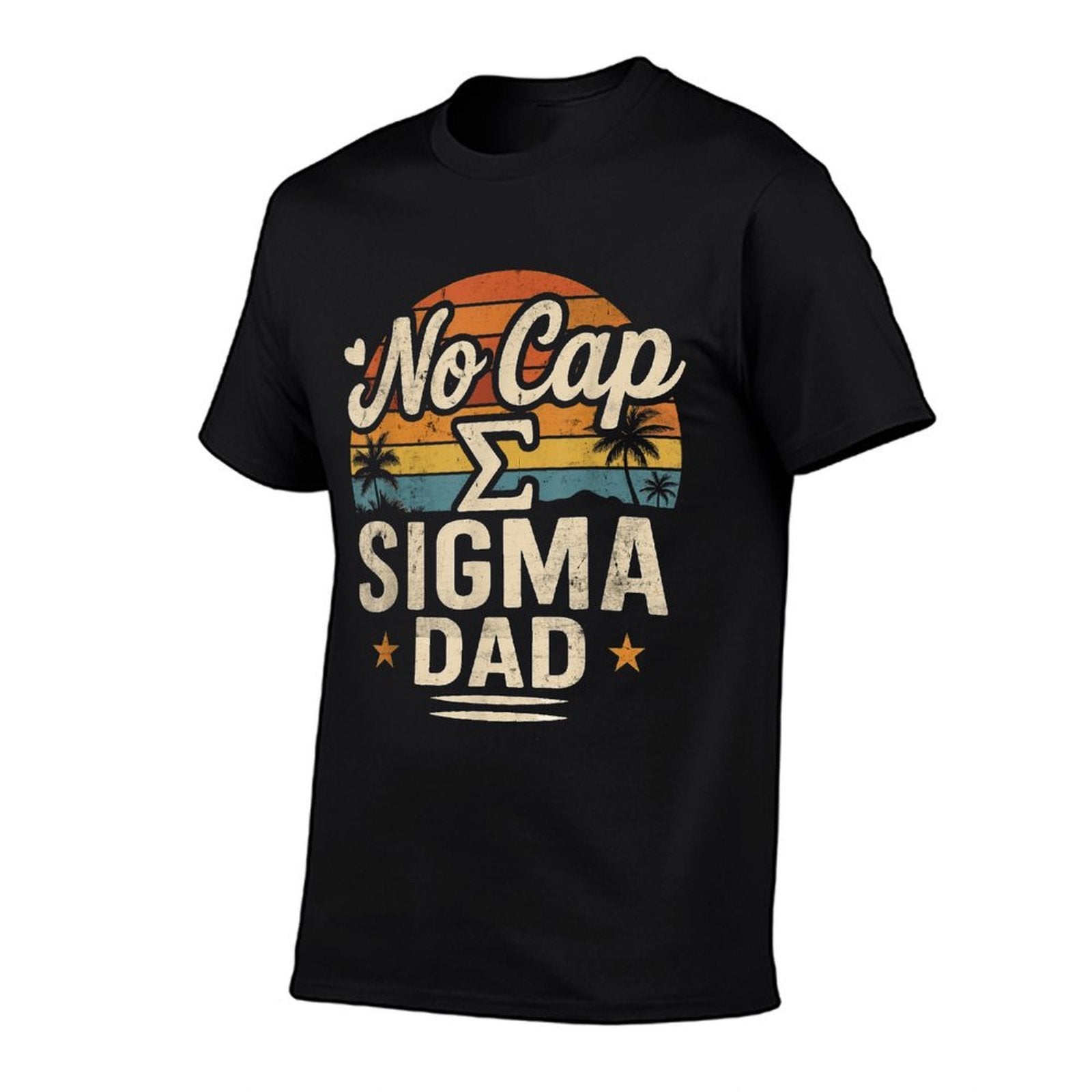 Vintage Skibidi Best Dad No Cap Sigma Dad Funny Fathers Day  Affordable Price T-Shirt