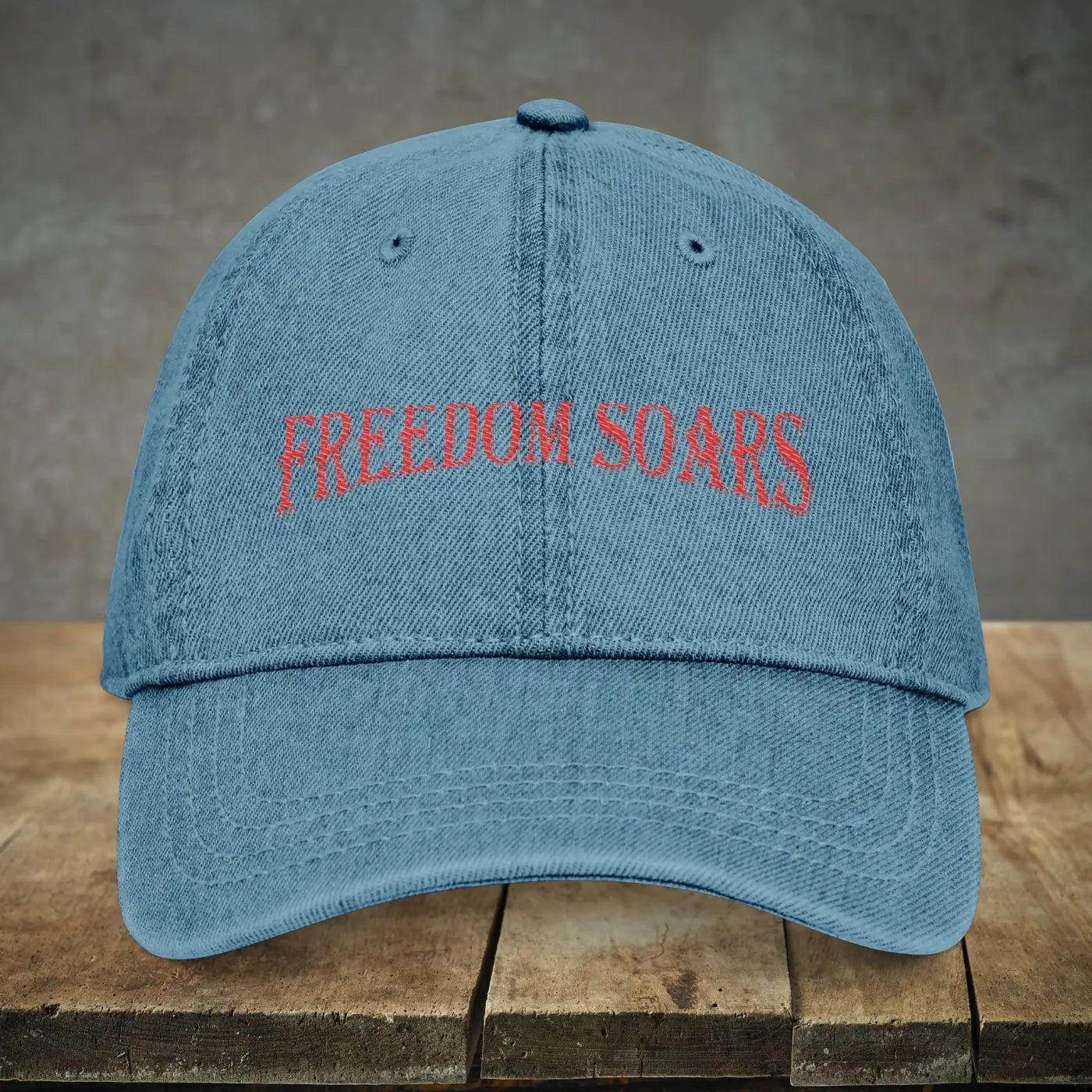 Embroidery Denim Hat – Dad Hat Energy - Dipaliz