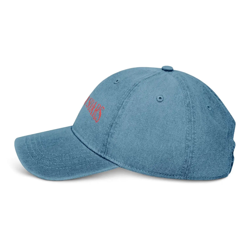 Embroidery Denim Hat – Dad Hat Energy - Dipaliz