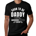 Soon To Be Daddy Est 2026 First Time Dad Promoted To Dad  Heathered Texture T-Shirt