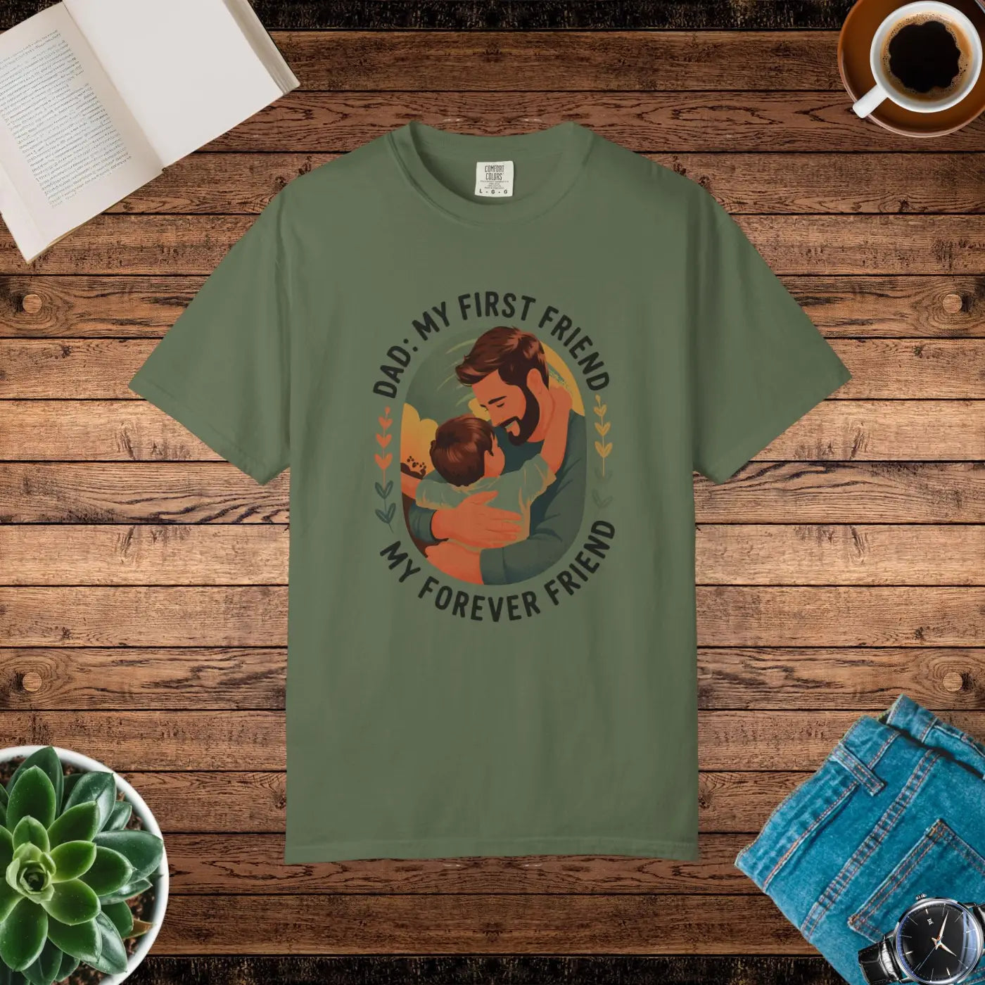 Dad my First Friend Tee – Father’s Day Gift - Dipaliz