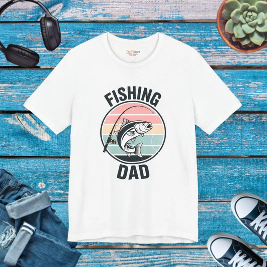 Fishing Dad Short Sleeve Tee – Cotton Shirt - Dipaliz