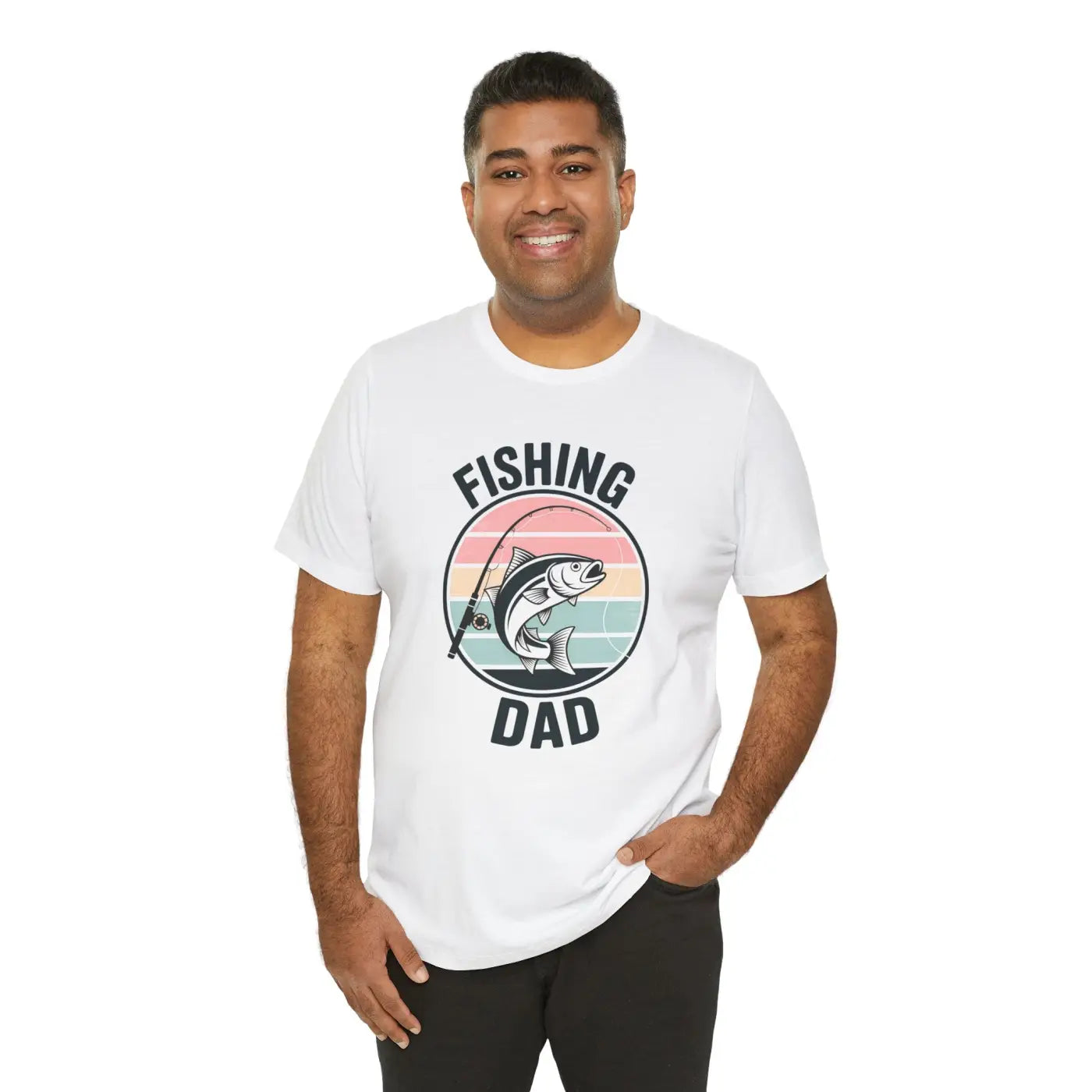Fishing Dad Short Sleeve Tee – Cotton Shirt - Dipaliz