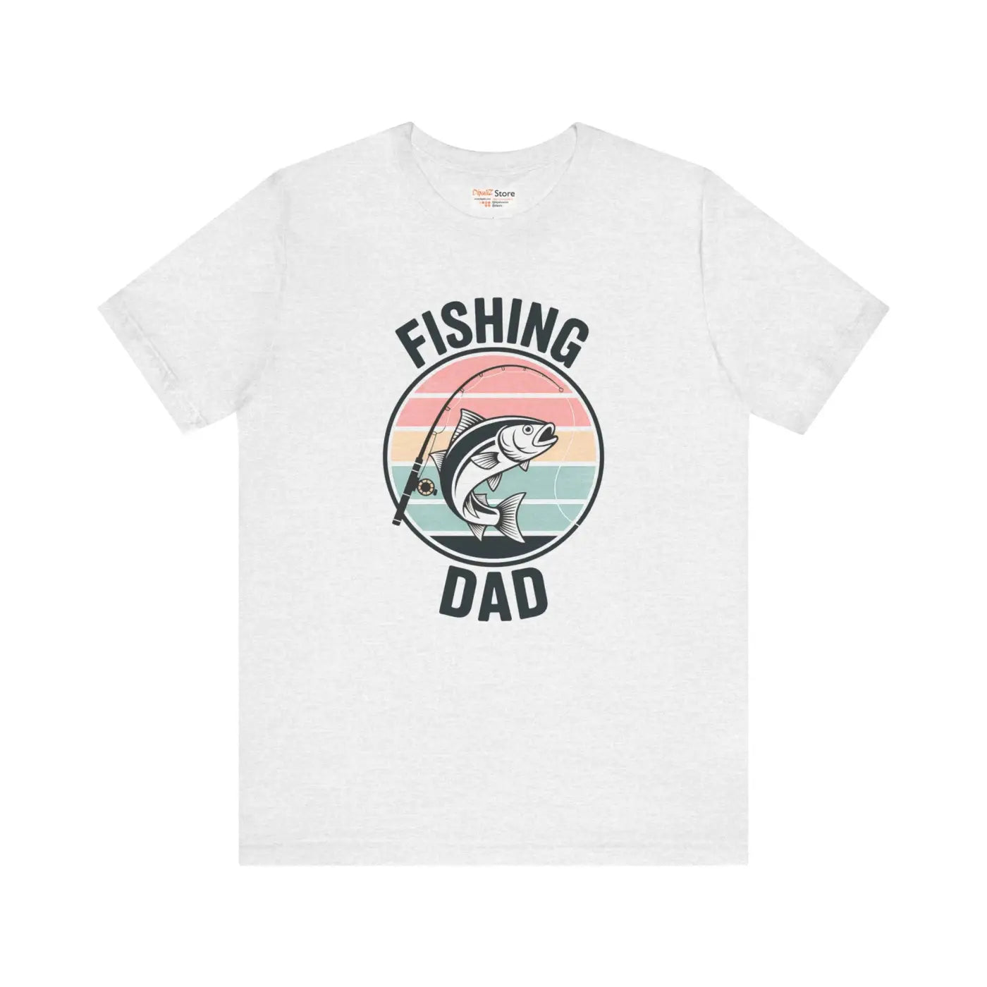 Fishing Dad Short Sleeve Tee – Cotton Shirt - Dipaliz