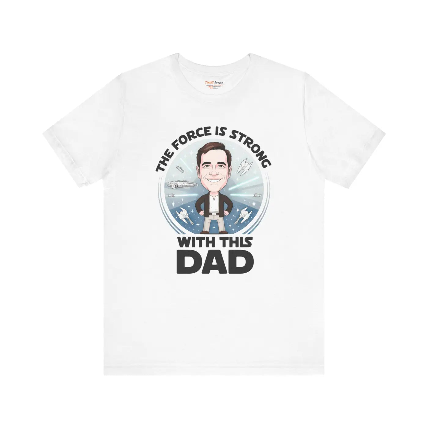 Funny Dad Shirt – Star Wars Vibes Cotton - Dipaliz