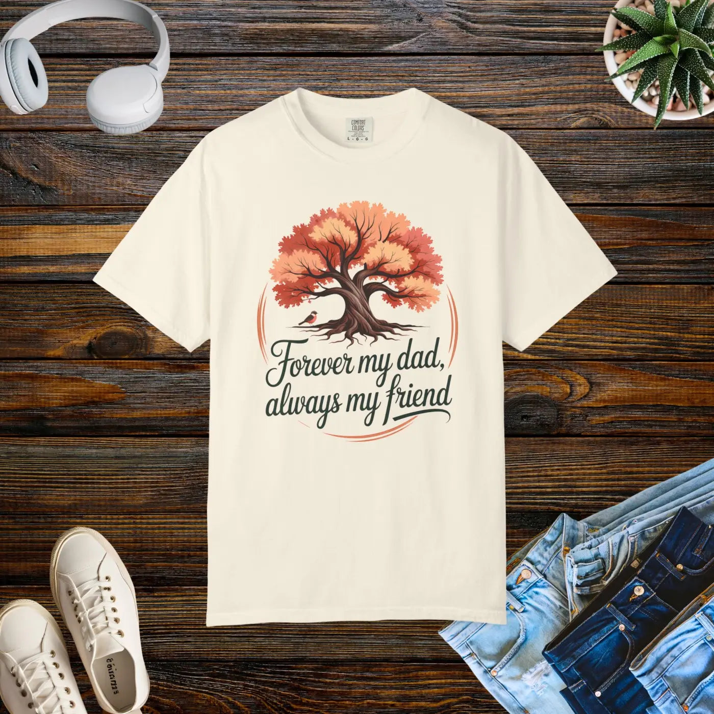 Unisex Garment-dyed Tee – Fathers Day Casual - Dipaliz