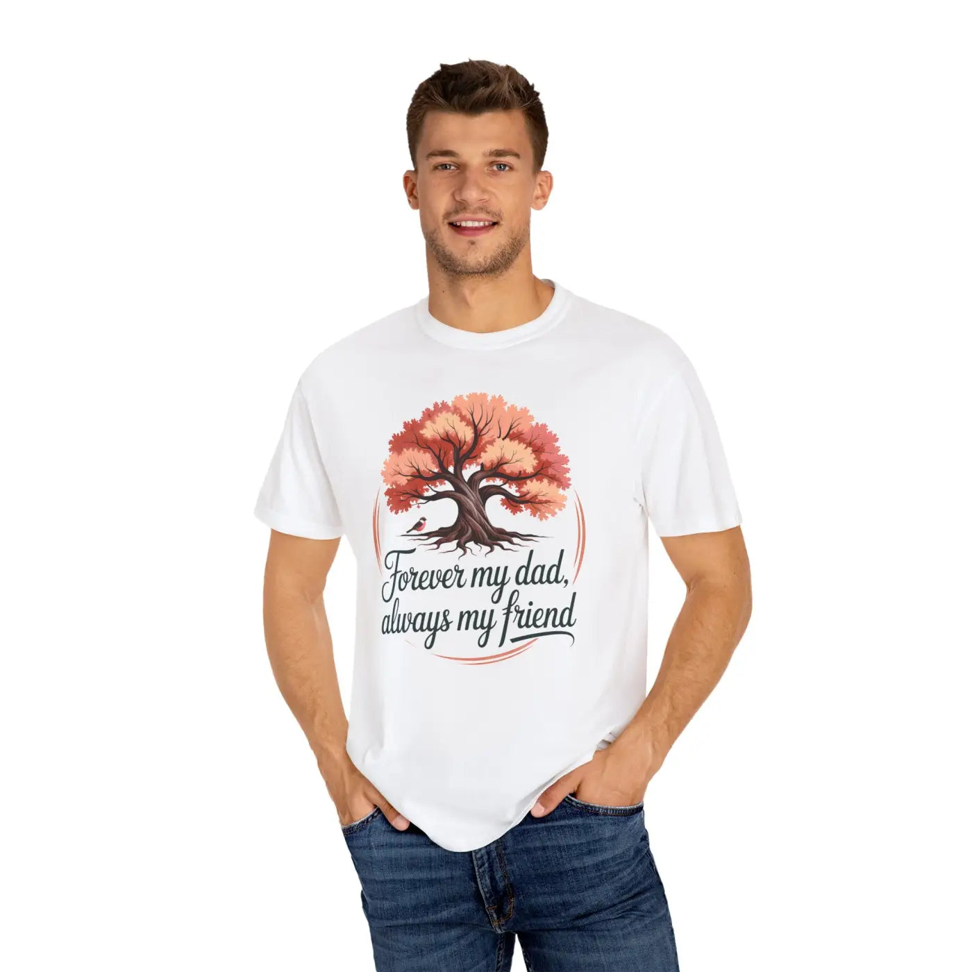 Unisex Garment-dyed Tee – Fathers Day Casual - Dipaliz