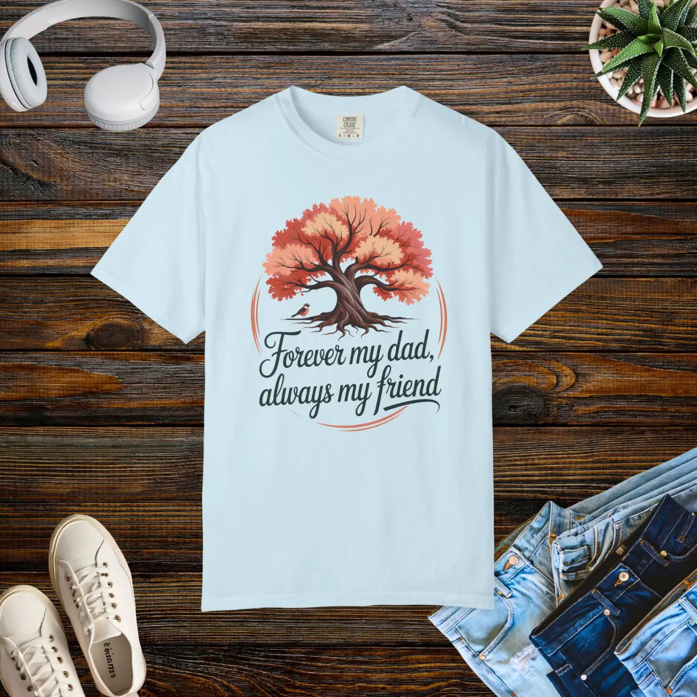 Unisex Garment-dyed Tee – Fathers Day Casual - Dipaliz
