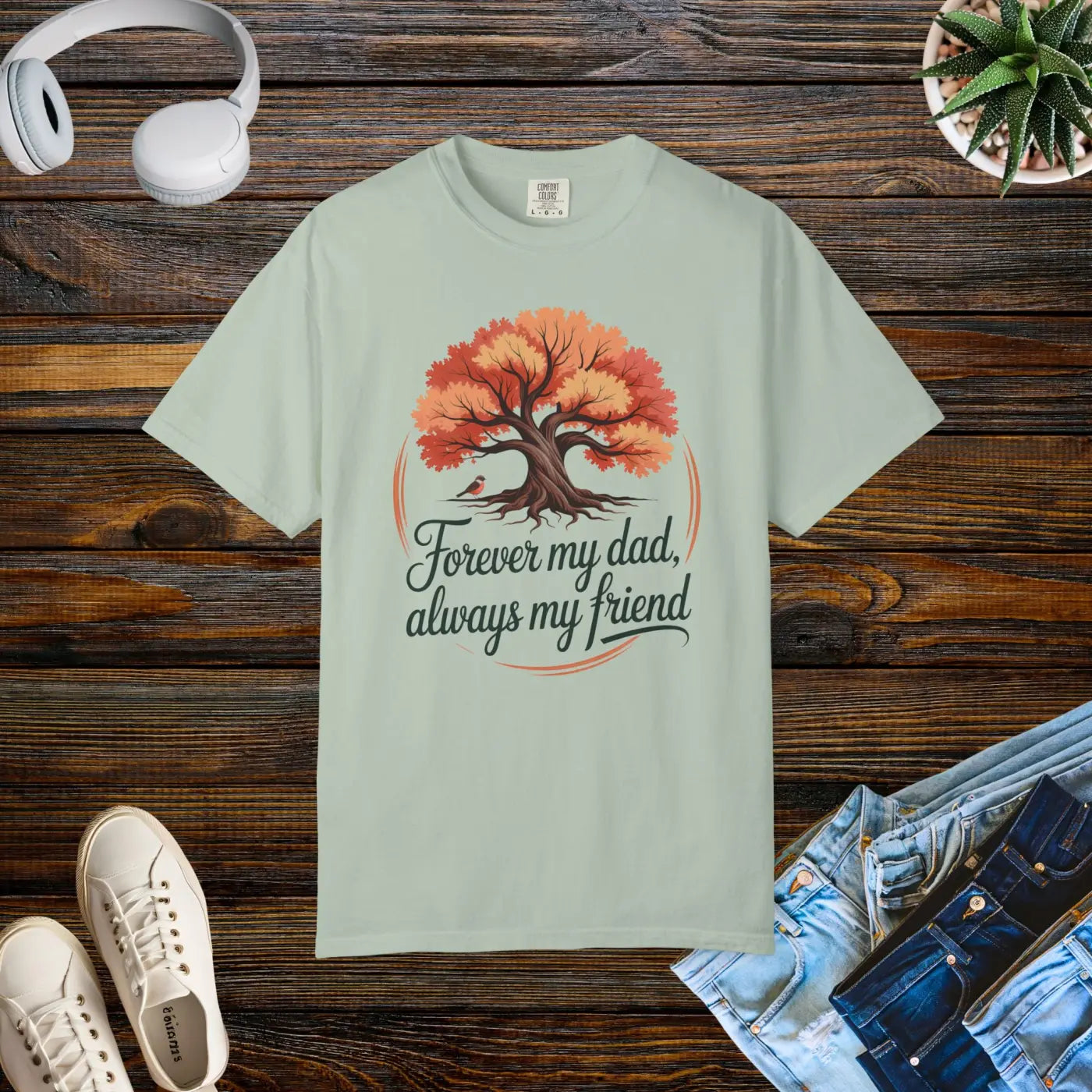 Unisex Garment-dyed Tee – Fathers Day Casual - Dipaliz