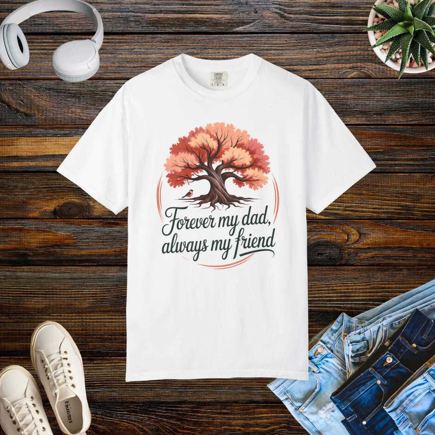 Unisex Garment-dyed Tee – Fathers Day Casual - Dipaliz