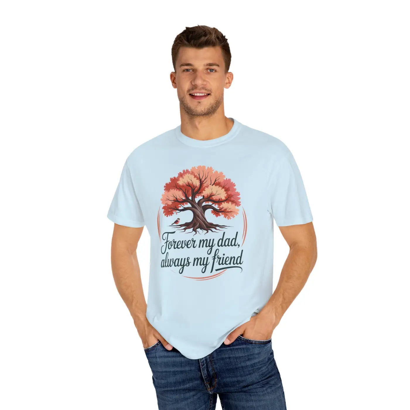 Unisex Garment-dyed Tee – Fathers Day Casual - Dipaliz
