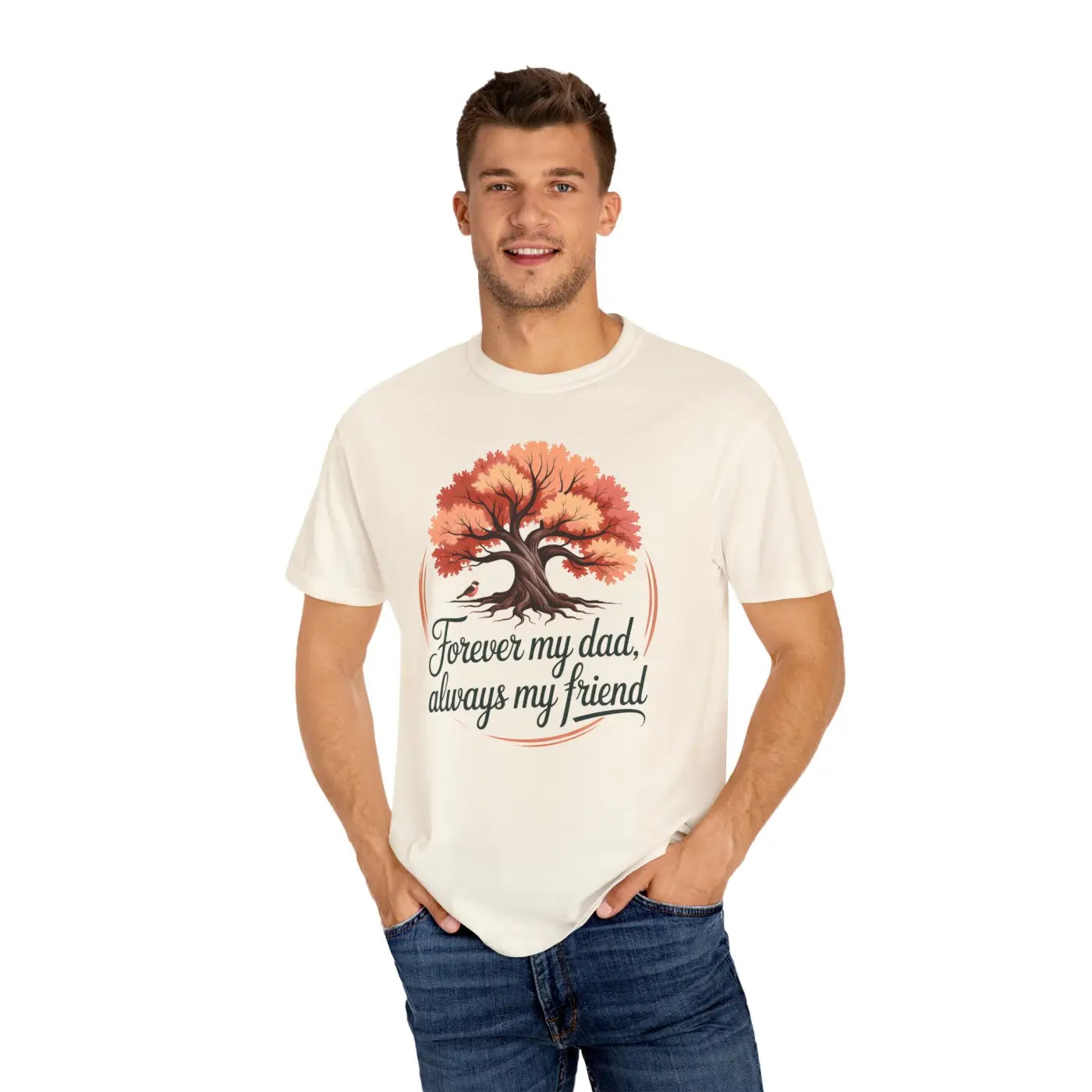 Unisex Garment-dyed Tee – Fathers Day Casual - Dipaliz