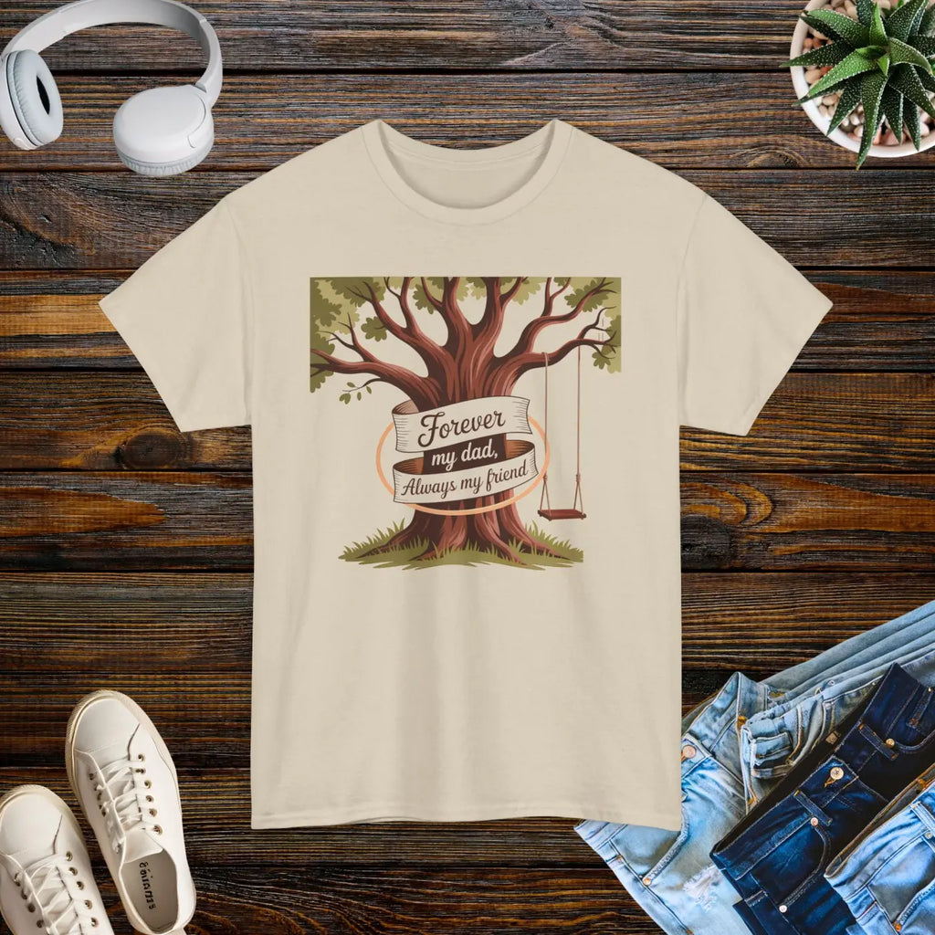 Dad Tree Heavy Cotton Tee – Unisex Cotton - Dipaliz