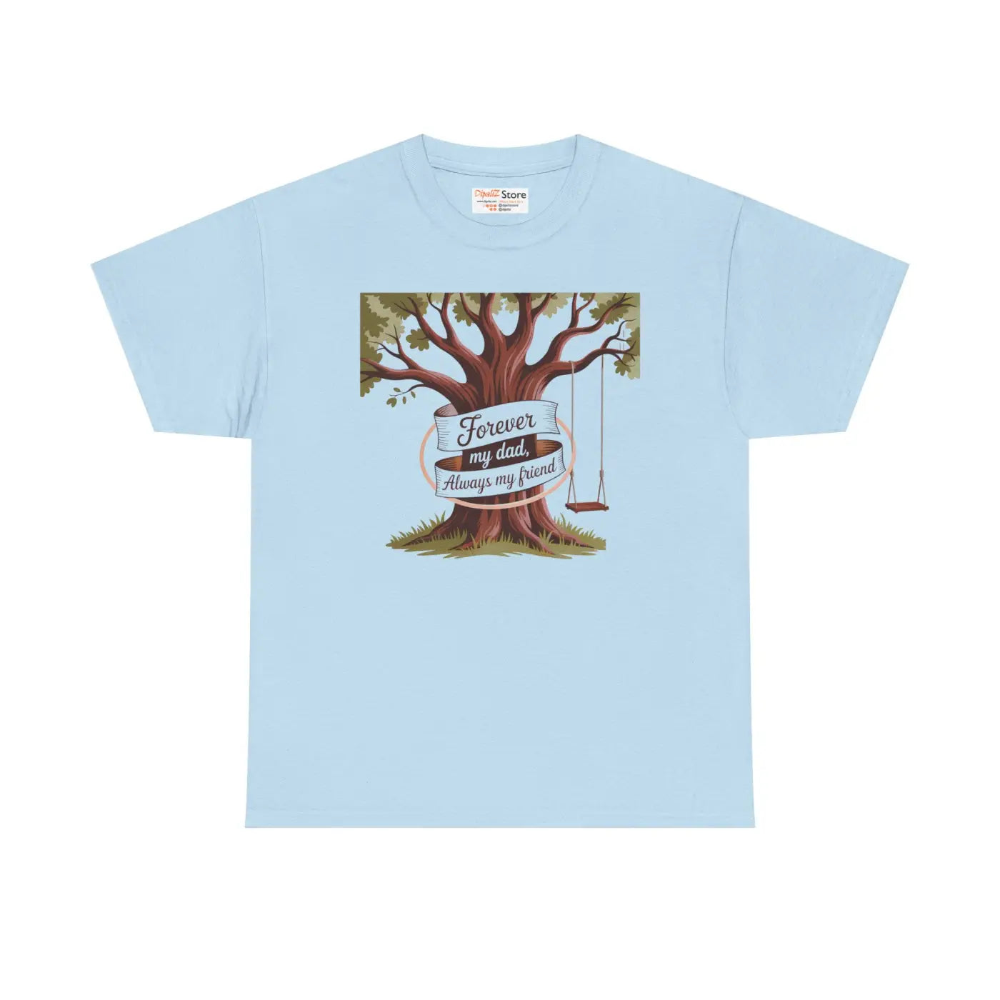 Dad Tree Heavy Cotton Tee – Unisex Cotton - Dipaliz