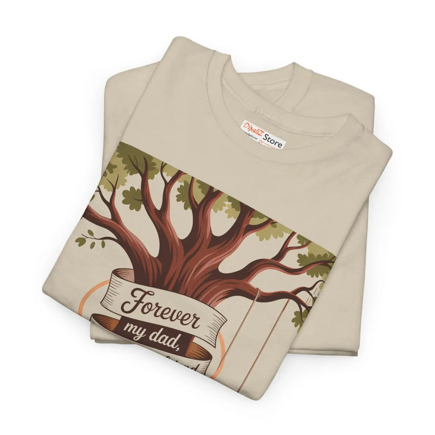 Dad Tree Heavy Cotton Tee – Unisex Cotton - Dipaliz