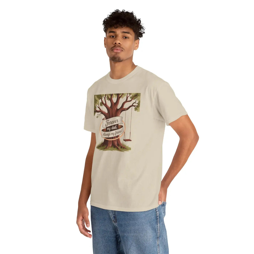 Dad Tree Heavy Cotton Tee – Unisex Cotton - Dipaliz