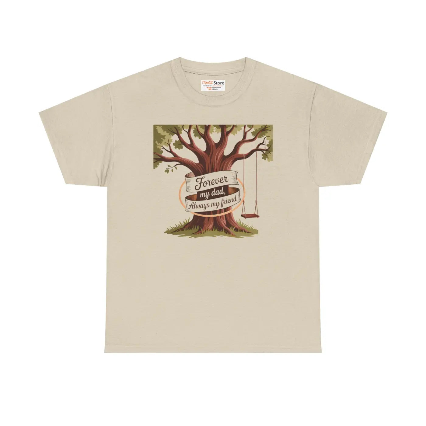 Dad Tree Heavy Cotton Tee – Unisex Cotton - Dipaliz